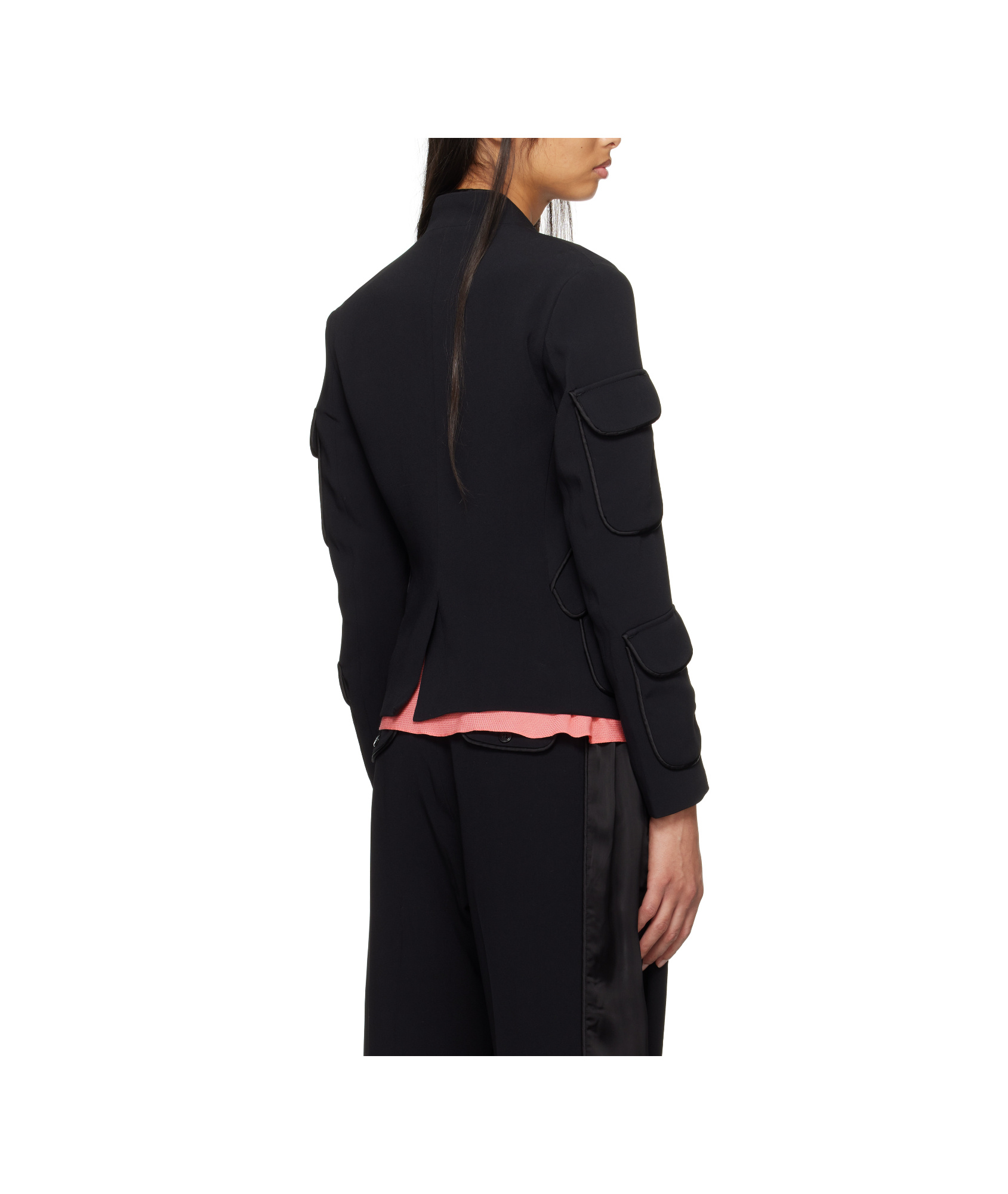 Kiko Kostadinov Black Cauda Tailored Blazer In Black