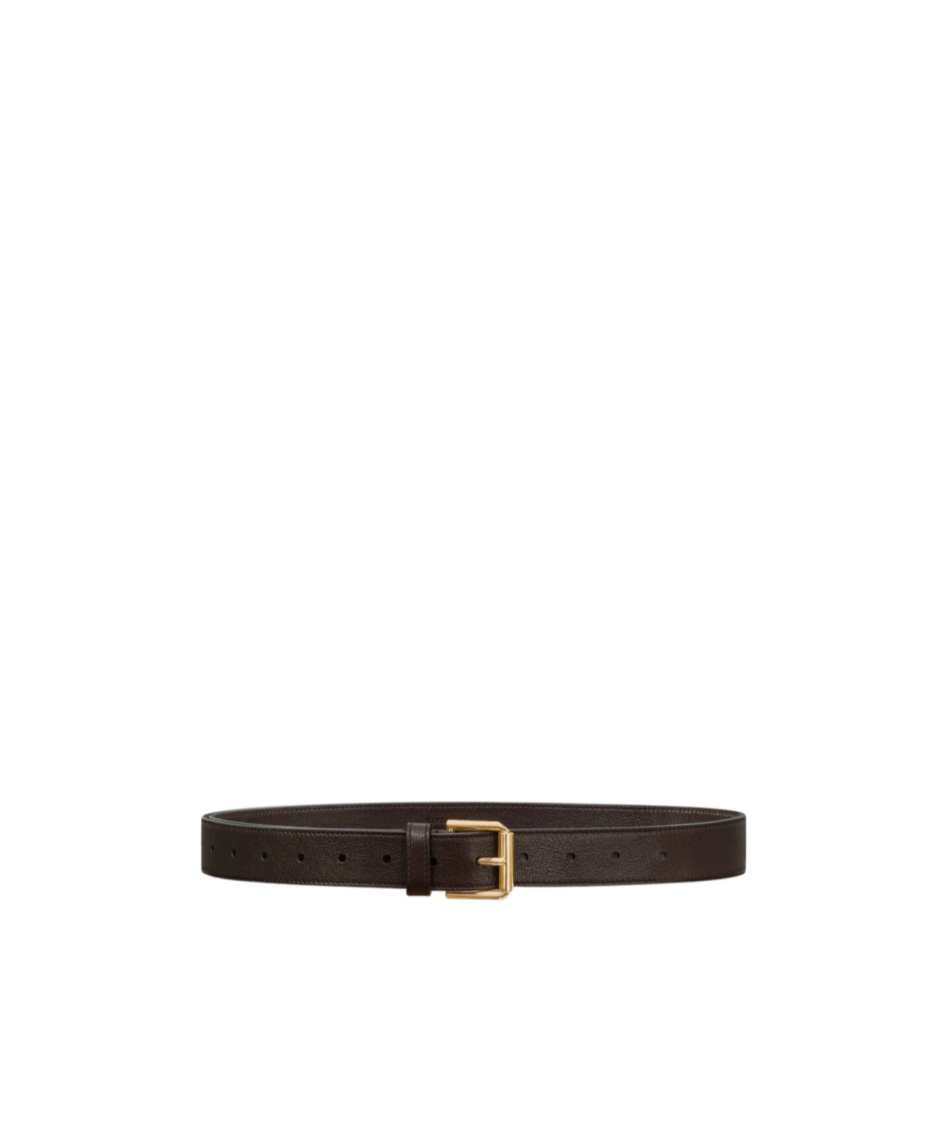 Givenchy Voyou Long Belt In Shiny Leather In Brown