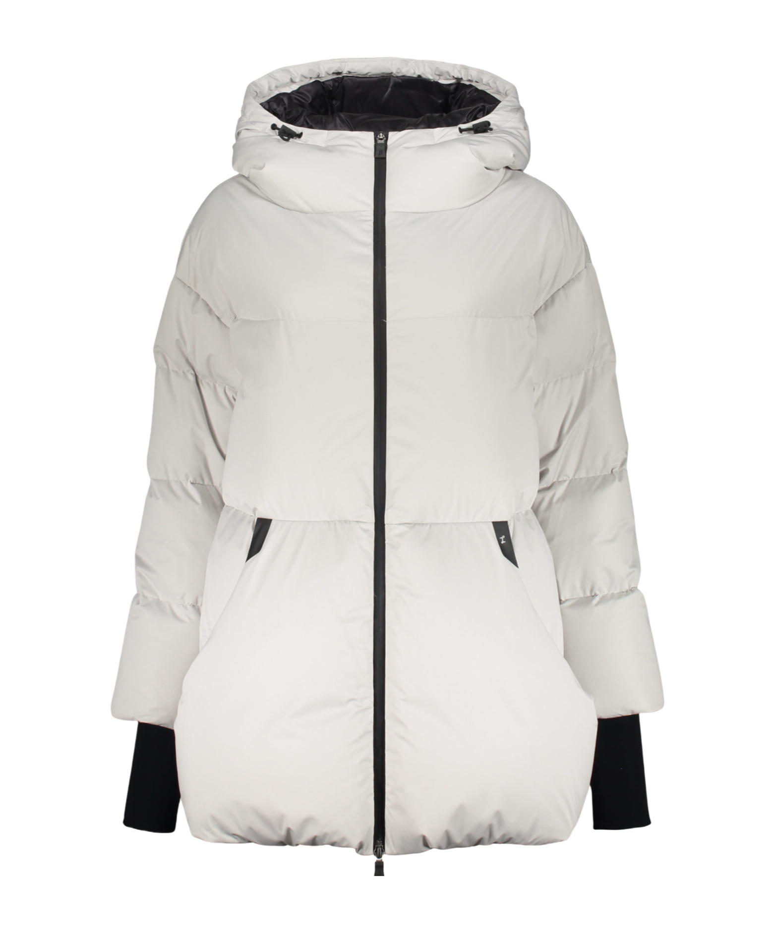 Herno Modern White Puffer Jacket With Hood And Zip In White