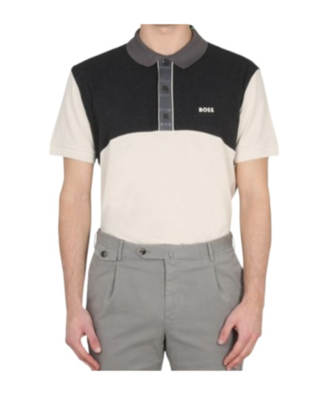 Hugo Boss Boss Men Polo With Logo In Multicolor