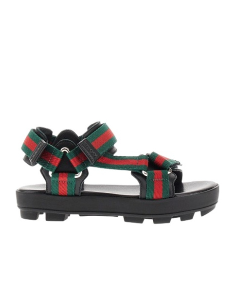GUCCI CHILDREN'S SANDAL WITH WEB