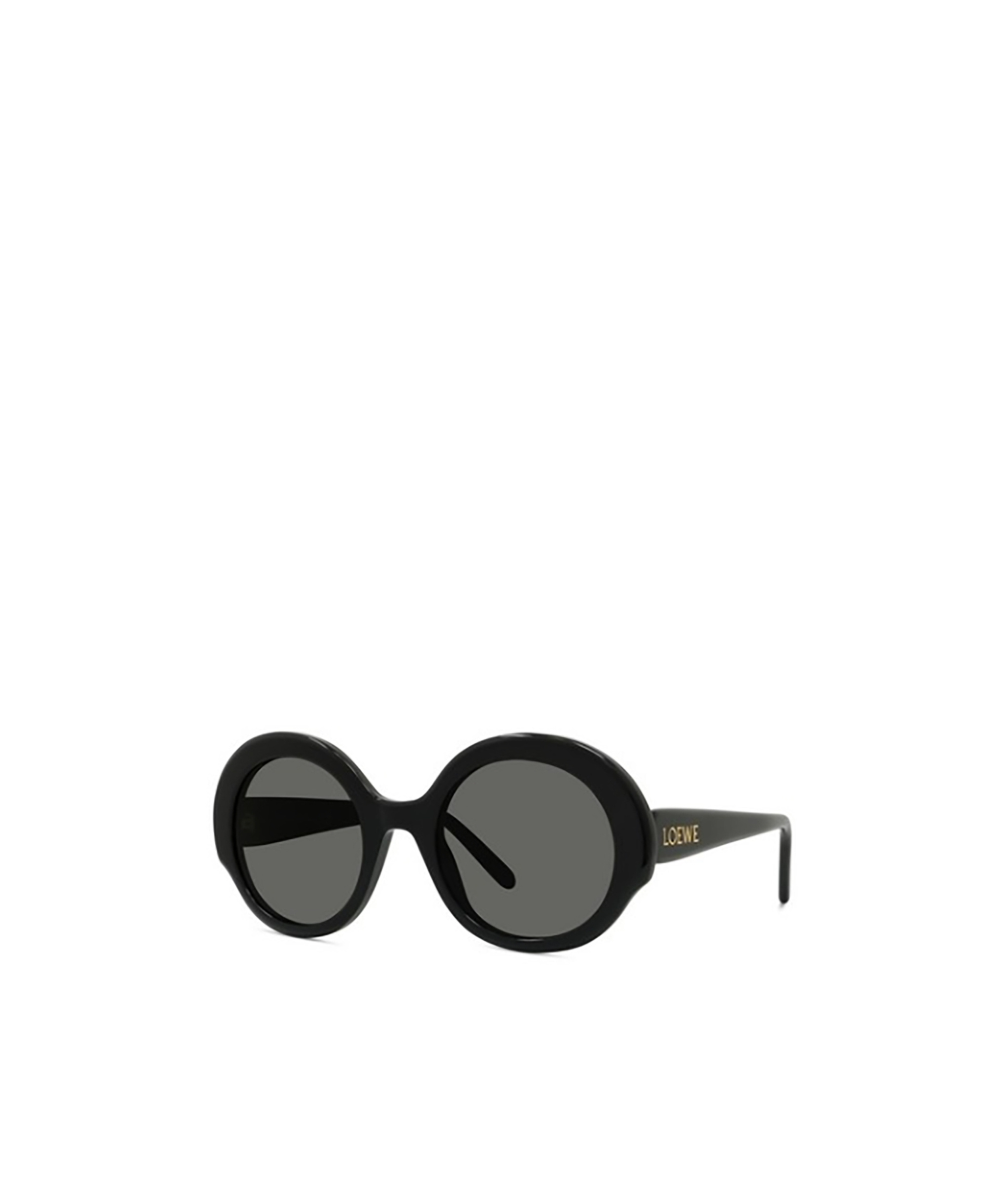 Loewe Logo Round Sunglasses In Gray