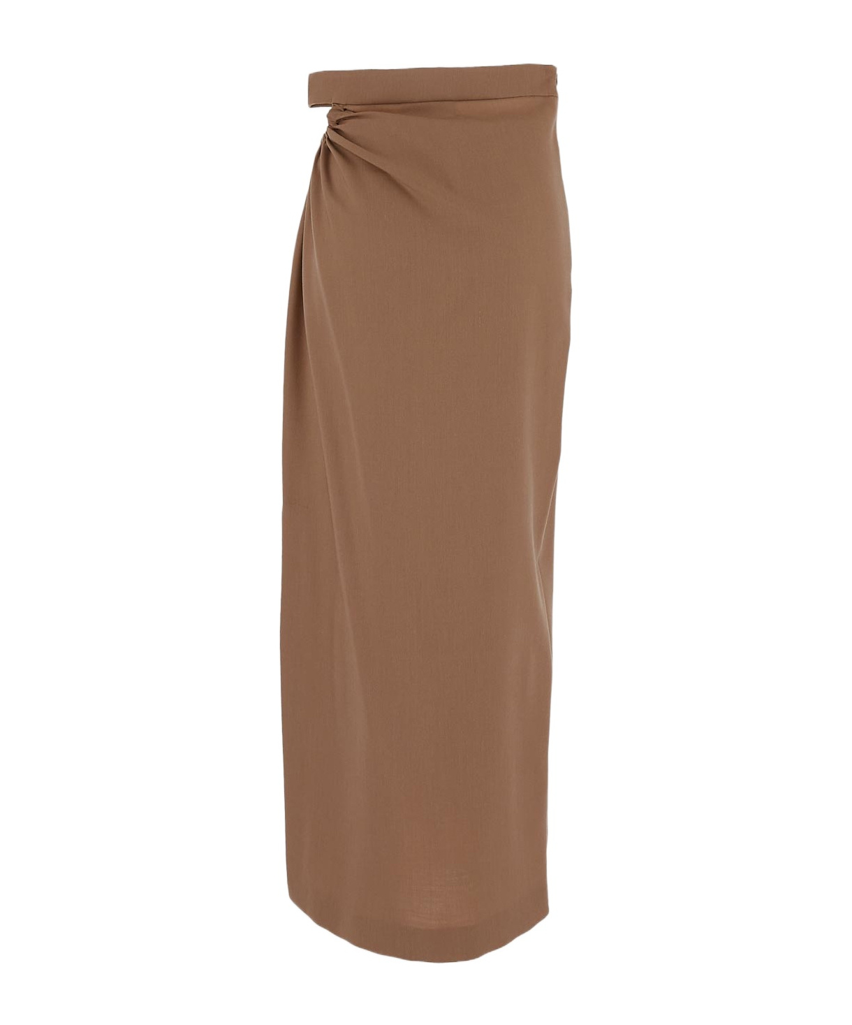 Max Mara Navona Skirt In Brown