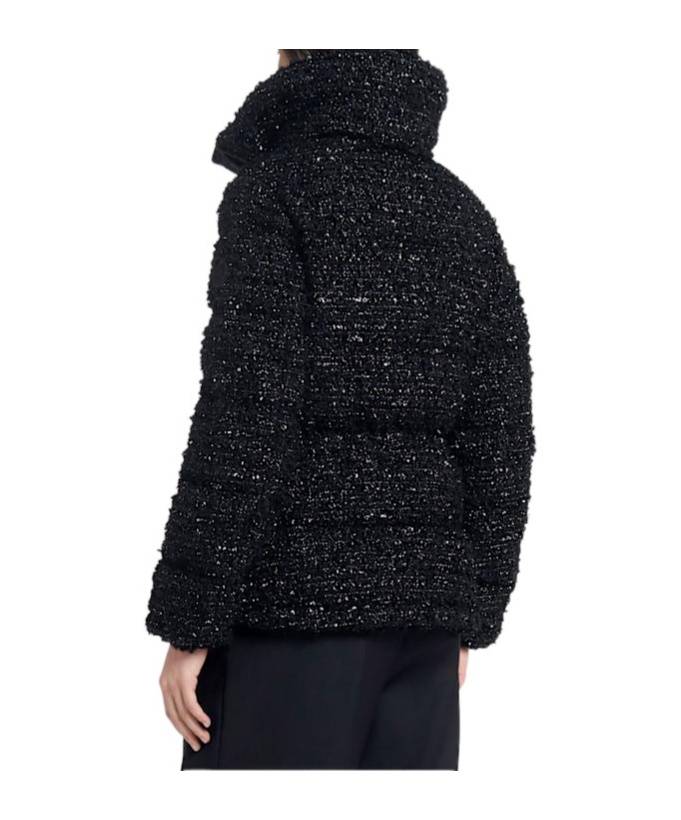 Moncler Down Jacket In Black