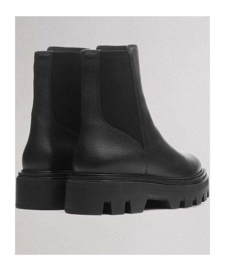 Rag & Bone Quinn Leather Chelsea Ankle Booties In Black