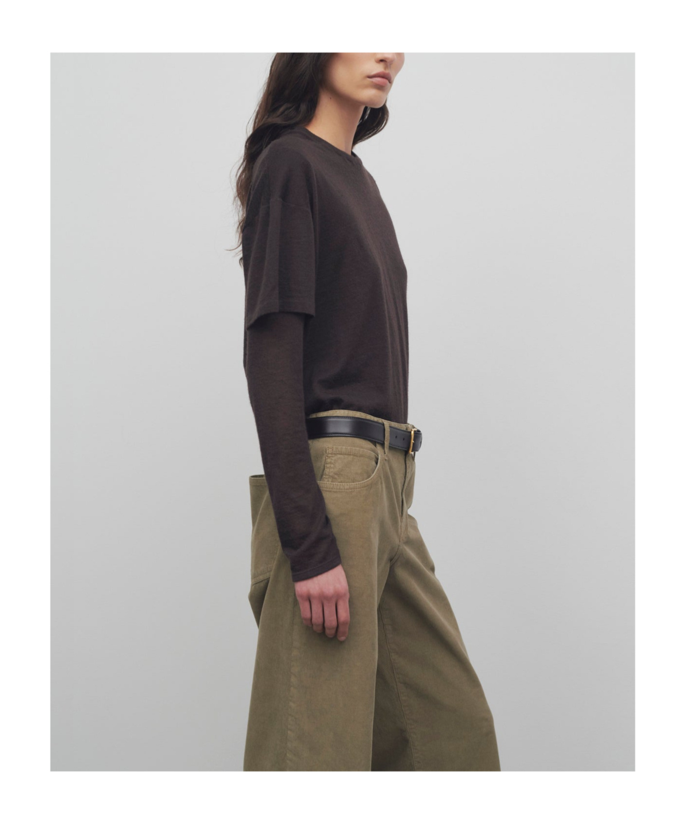 The Row Cashmere Coat In Black