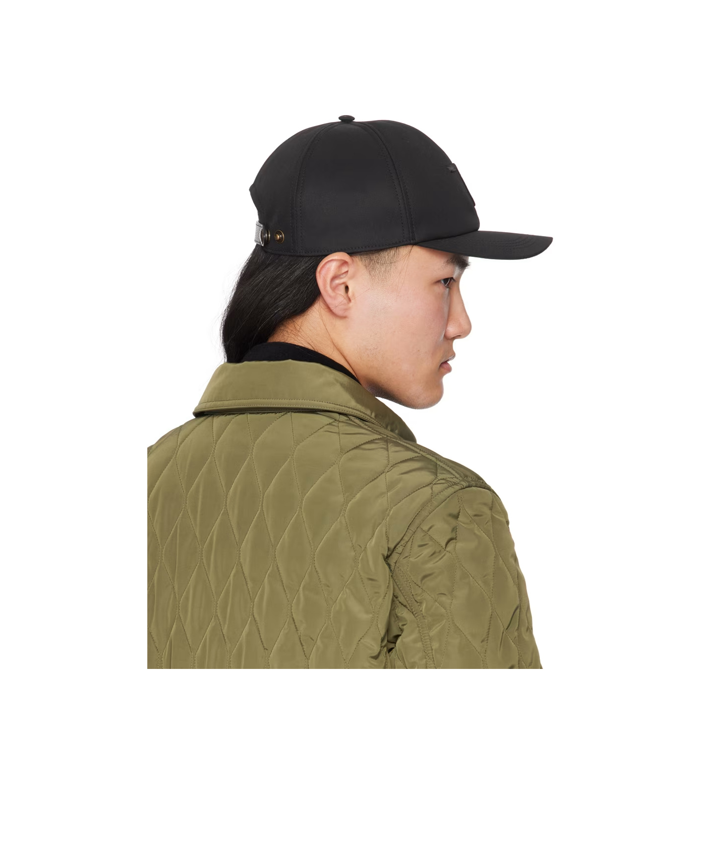 Shop Tom Ford Logo Embroidery Baseball Cap In Green