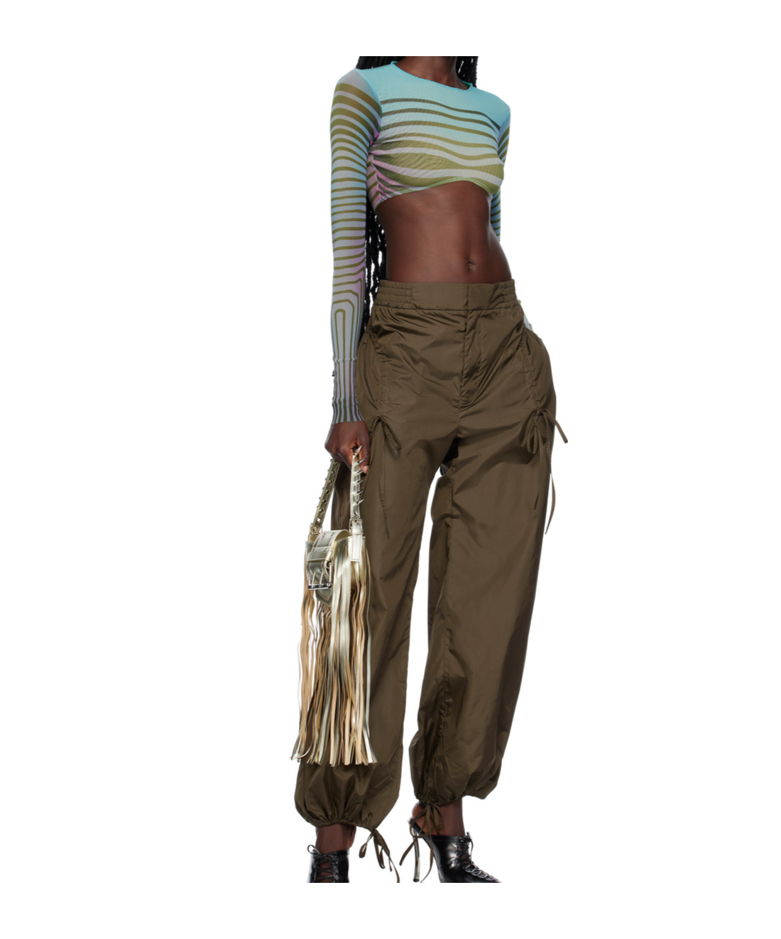 Jean Paul Gaultier Long Sleeve T-shirt In Multi
