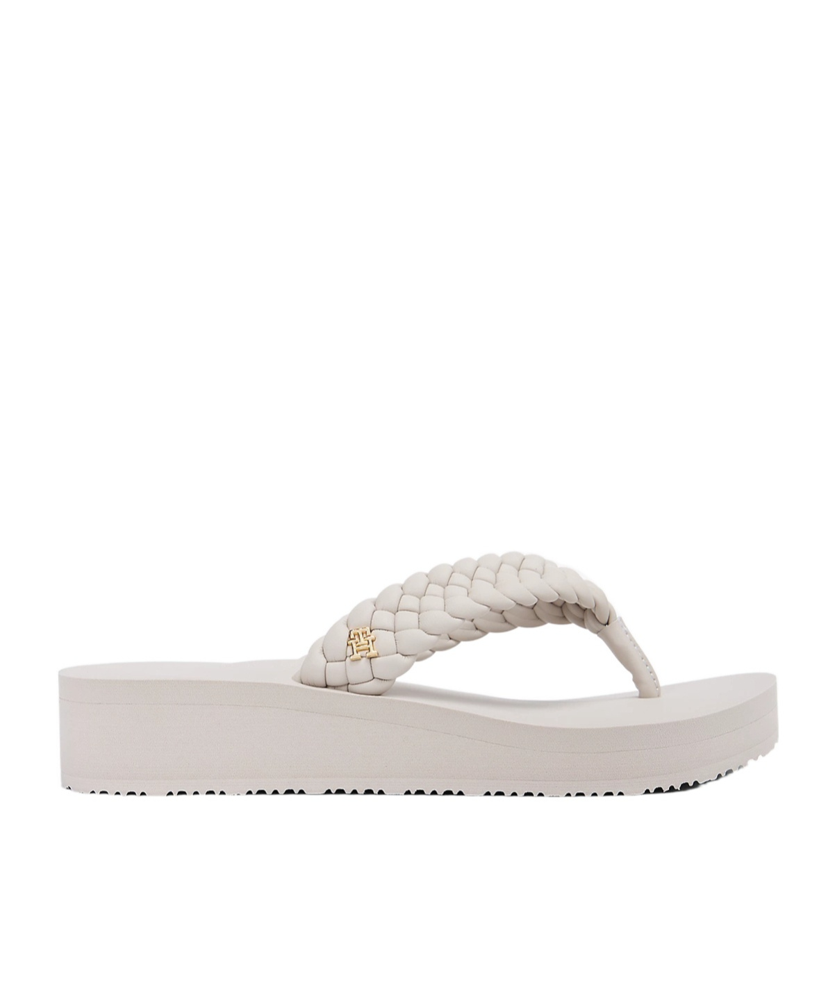 Tommy Hilfiger Braided Strap Wedge Flip-flops