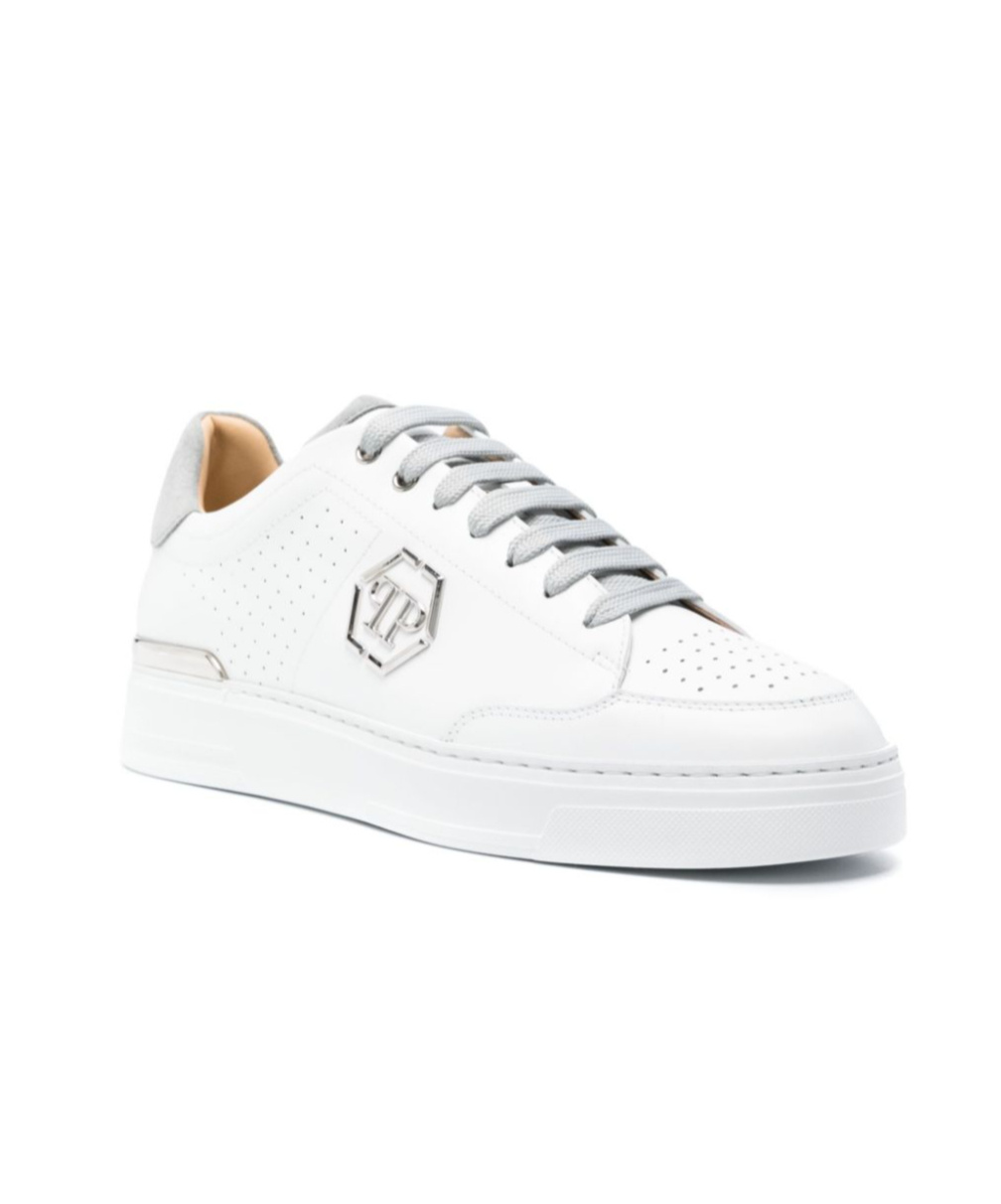 Philipp Plein Mix Low-top Sneakers In White