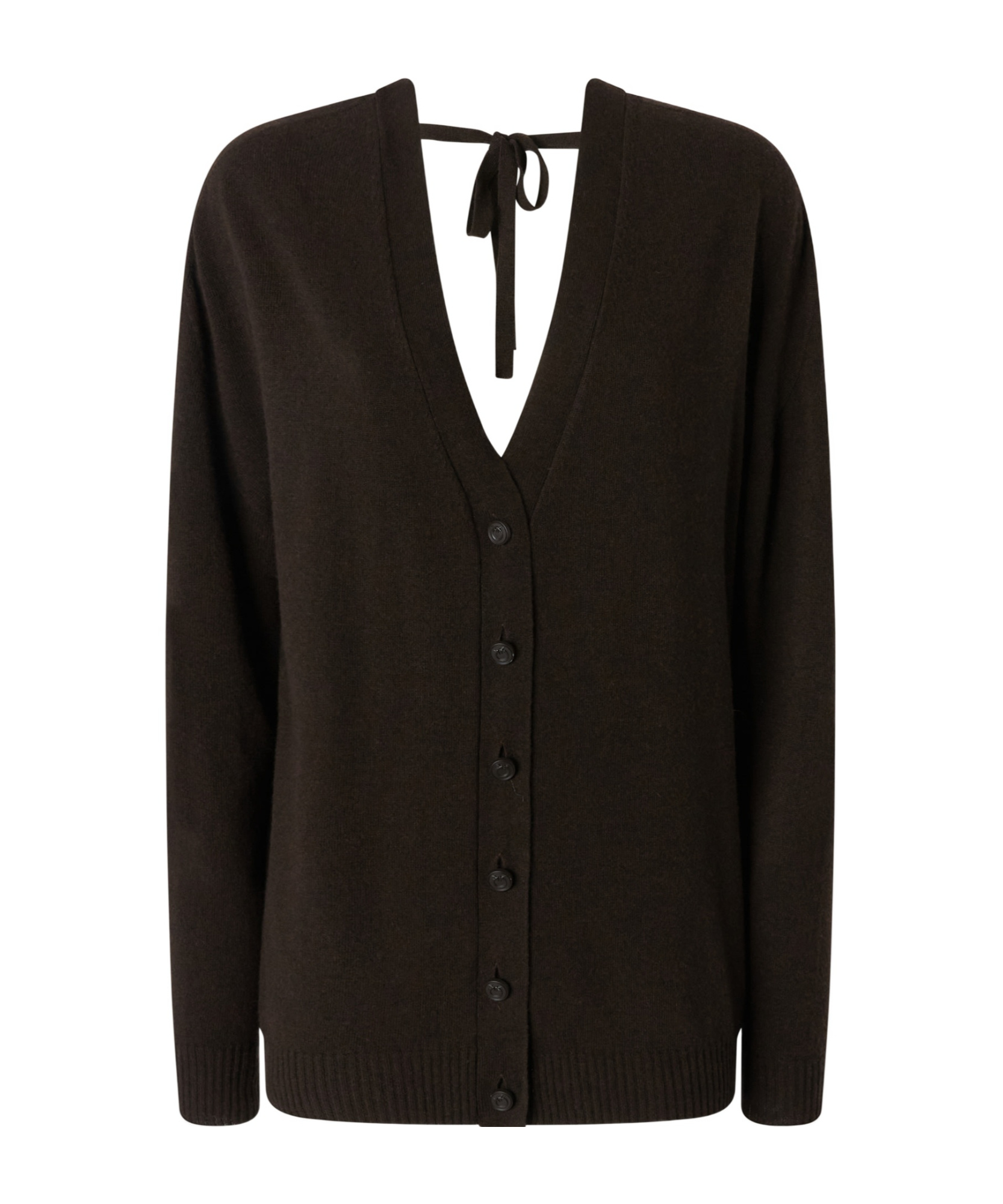 Pinko V-neck Cardigan In Black