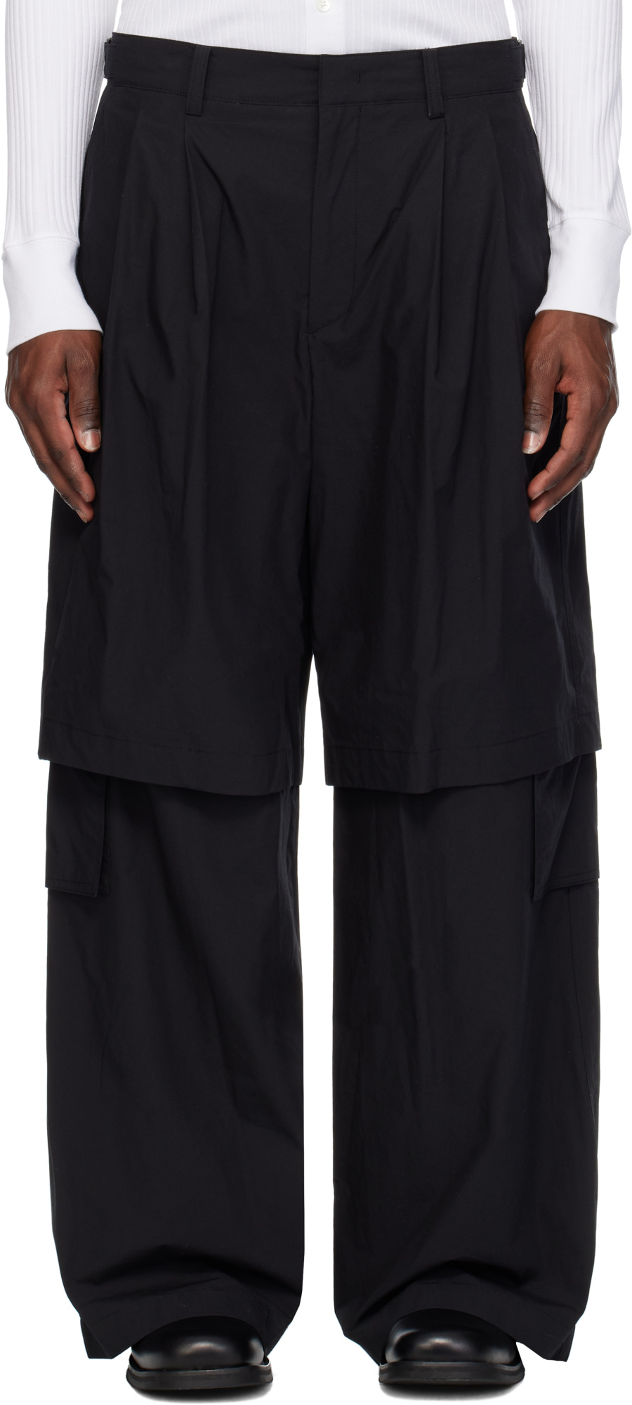 Juunj Detachable Pants In Black