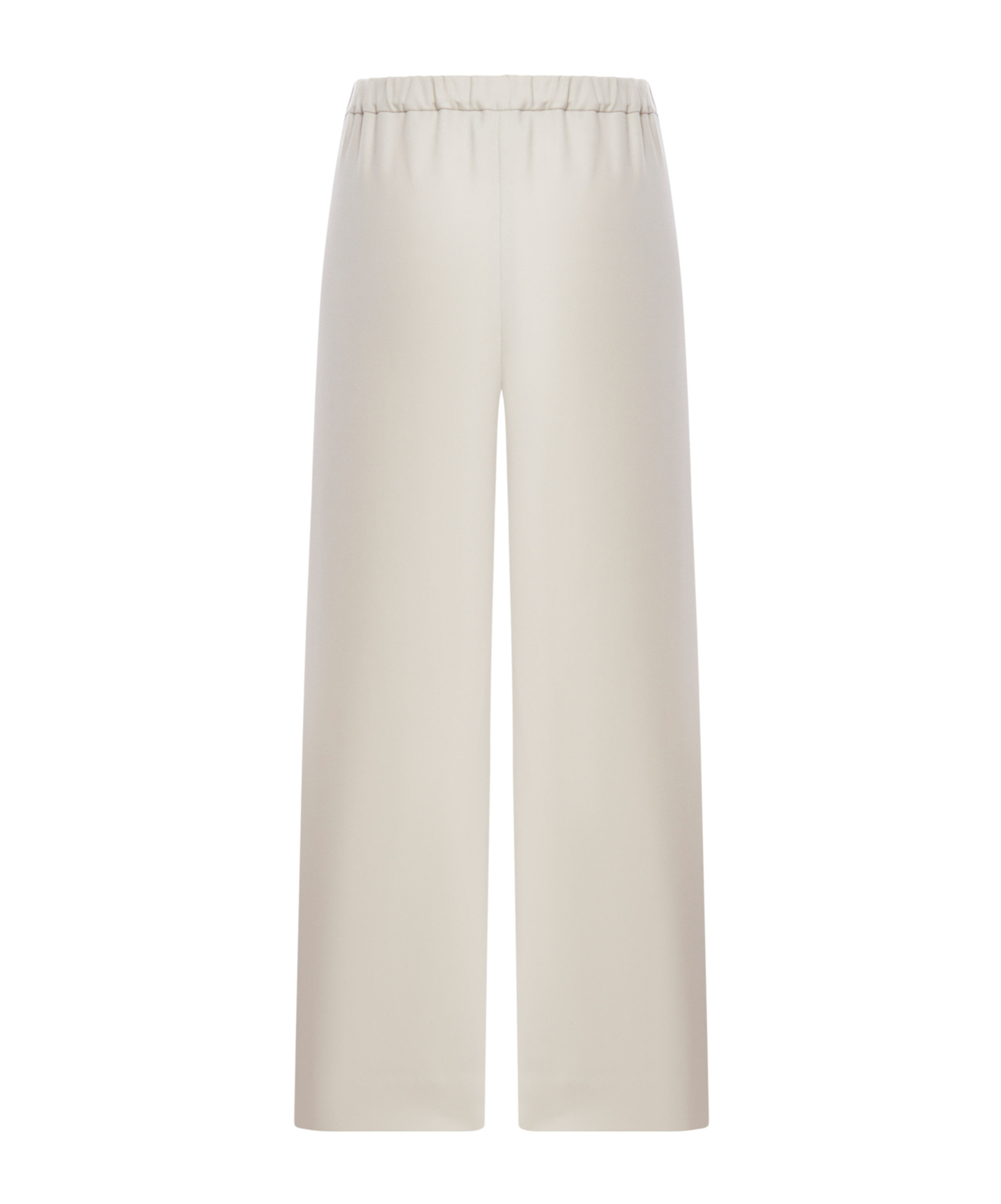 Max Mara Drawstring Casual Pants In White