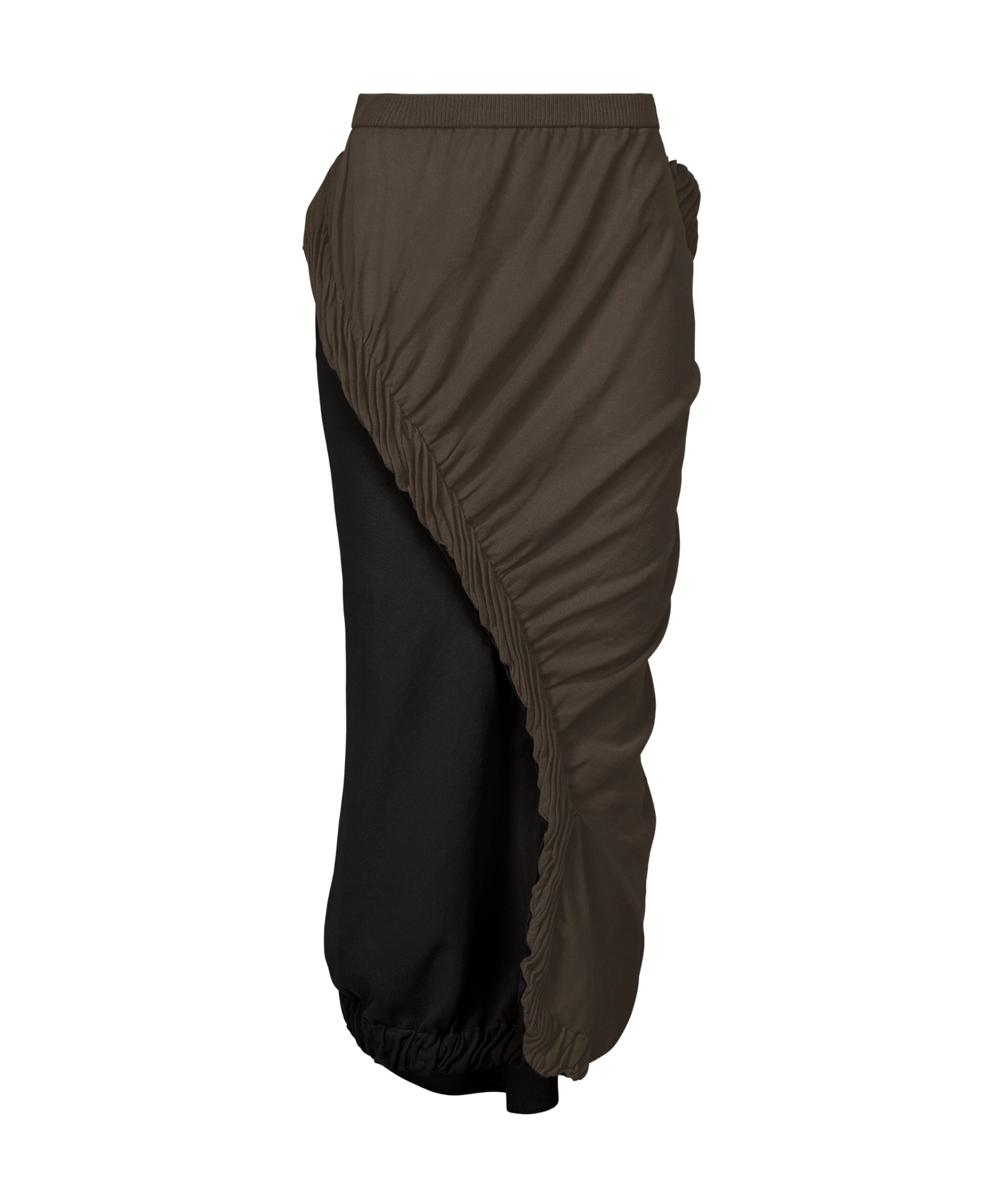 Shop Issey Miyake Asymmetric Midi Skirt