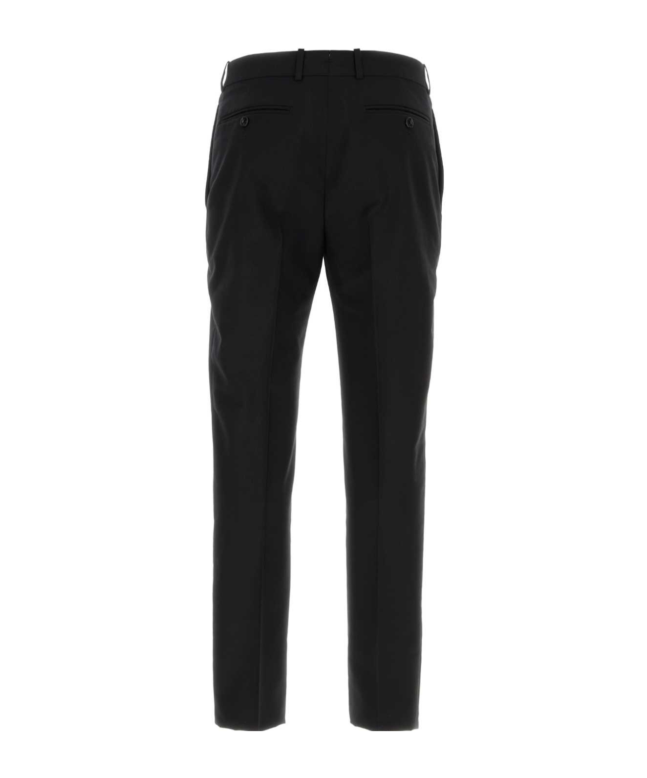 Alexander Mcqueen Alexander Mc Queen Organic Cotton Trousers In Black