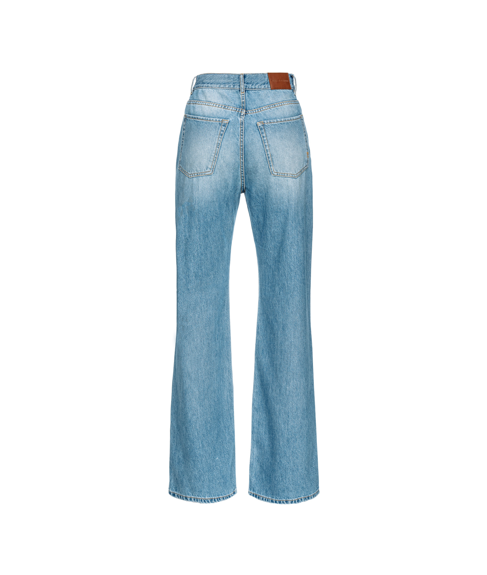 Pinko Belt-loop Jeans In Blue