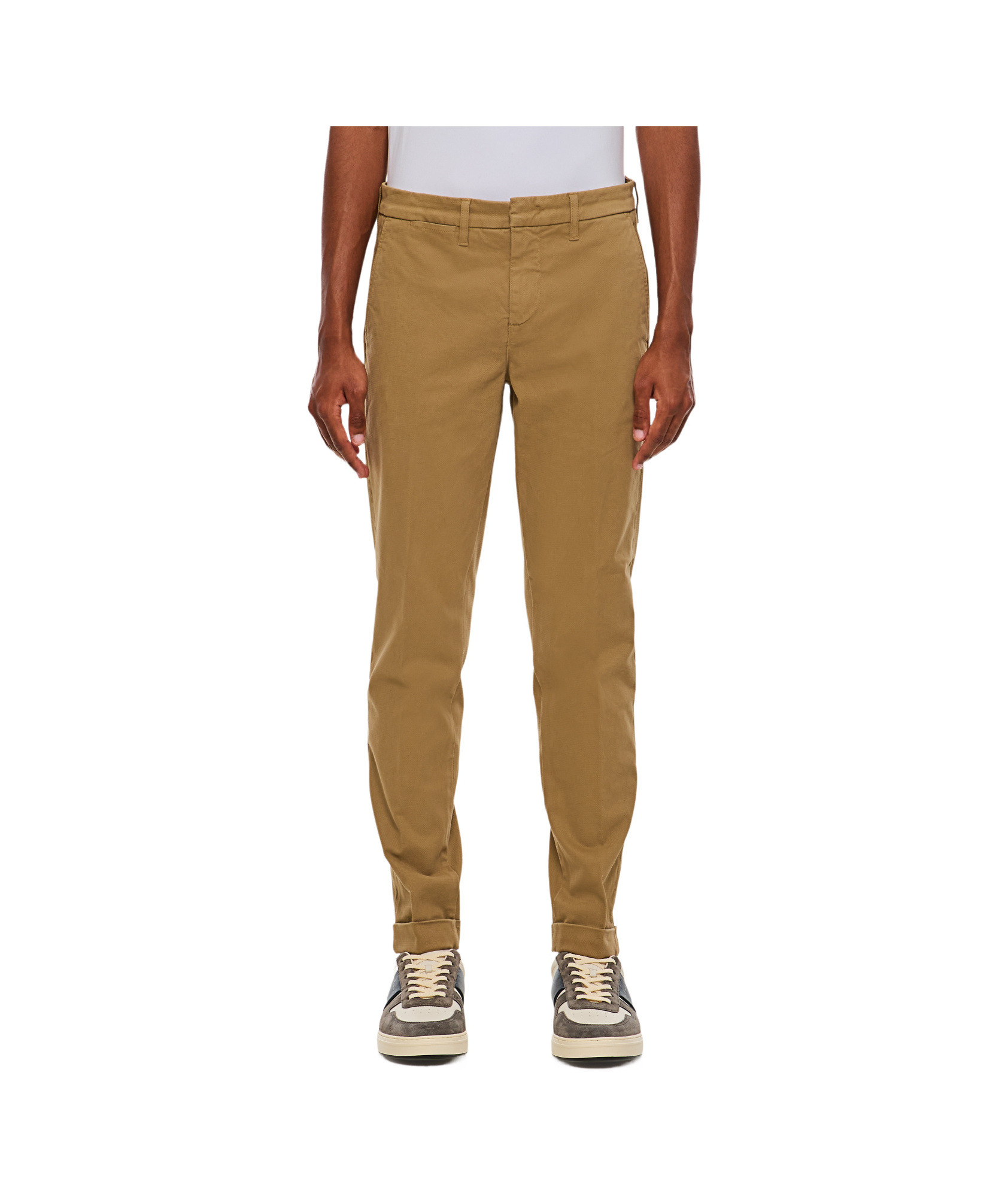 Fay Capri Pant In Brown