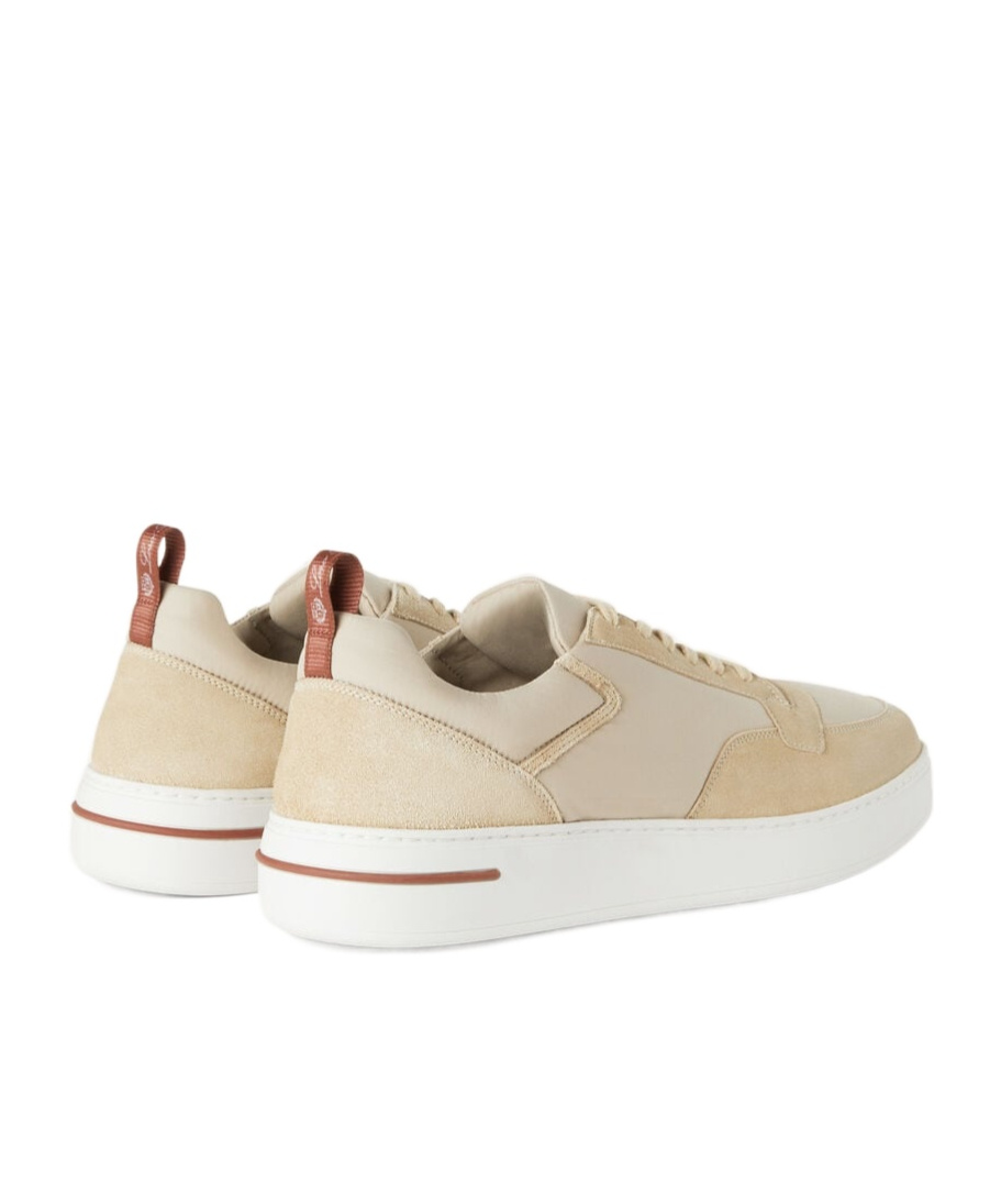 Loro Piana Newport Walk Casual Shoes In Nude