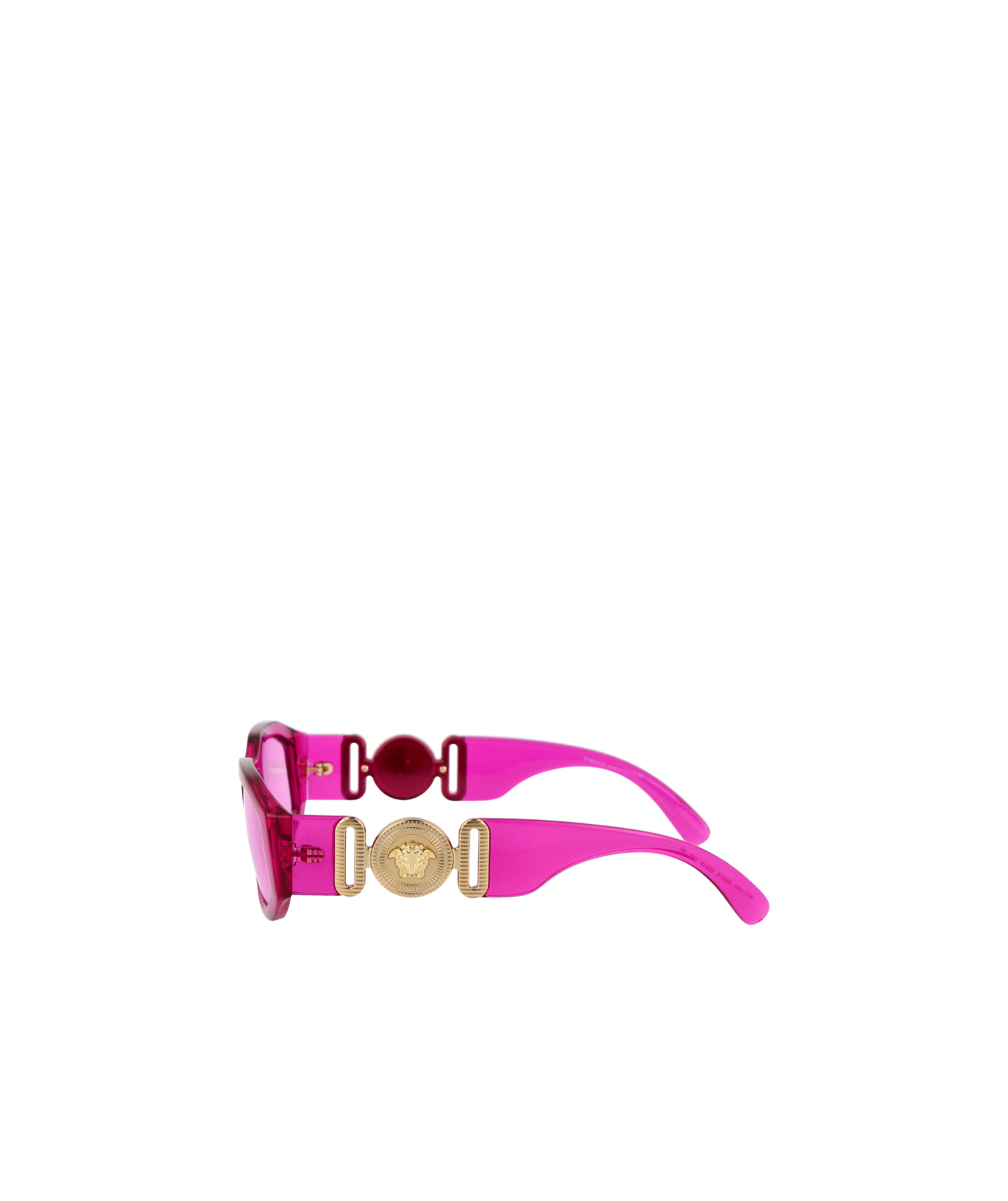 Versace Medusa Biggie Rectangle-frame In Pink