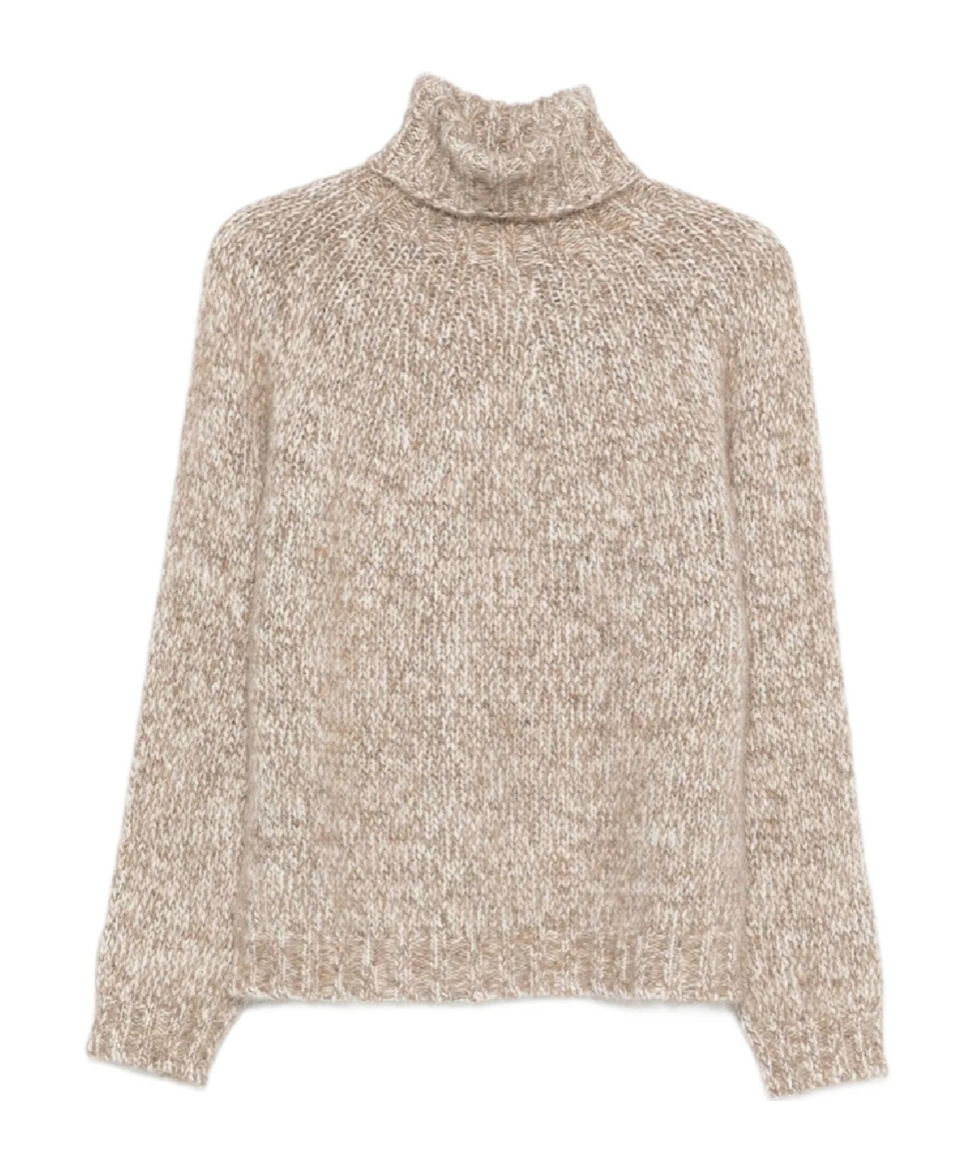 P.a.r.o.s.h High-neck Wool-blend Sweater In Sand