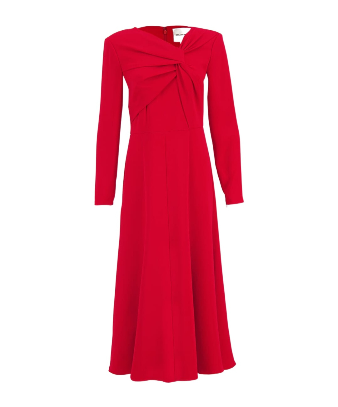 Roland Mouret Long Sleeve Light Cady Midi Dress