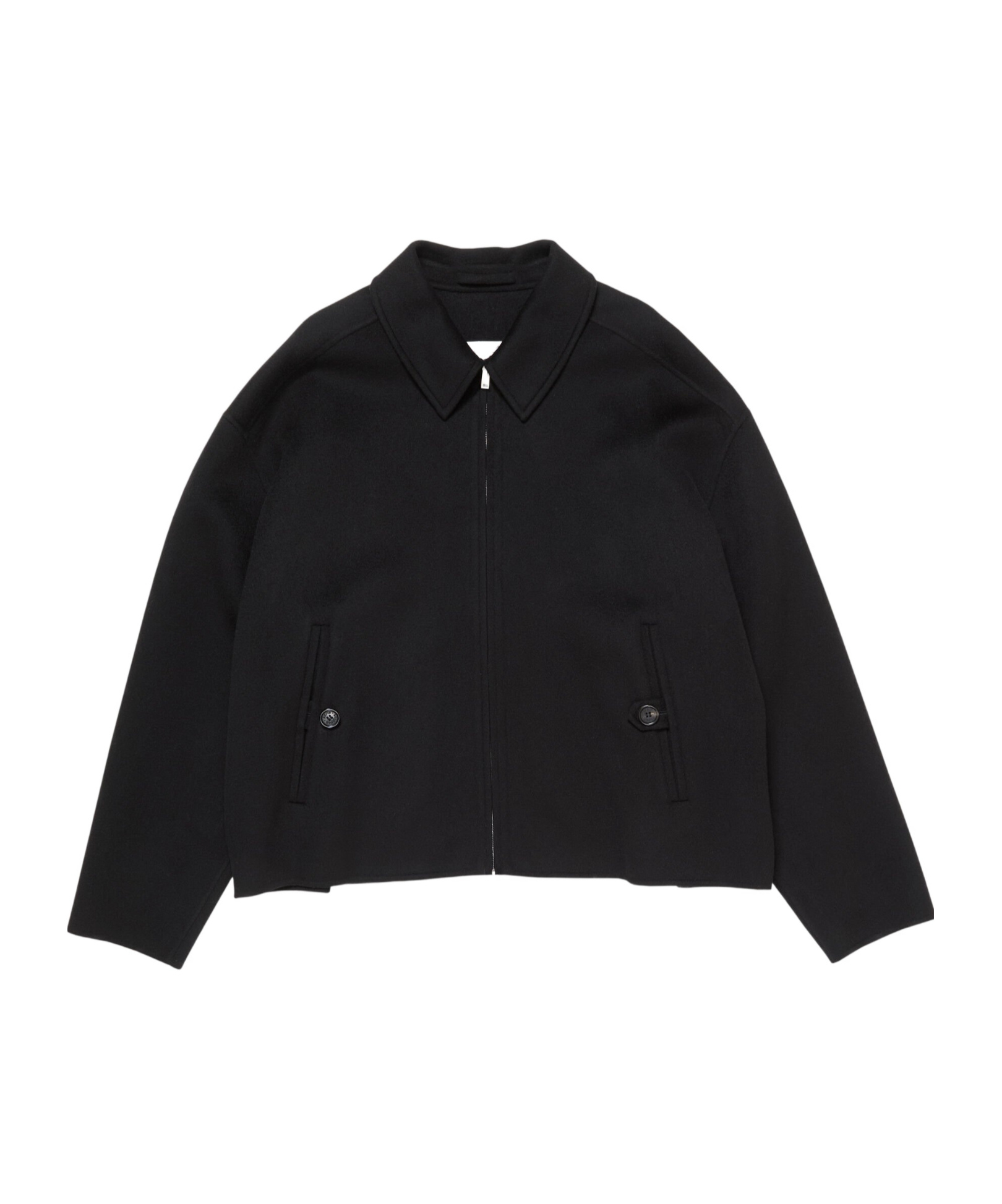 Acne Studios Zip-front Jacket In Black
