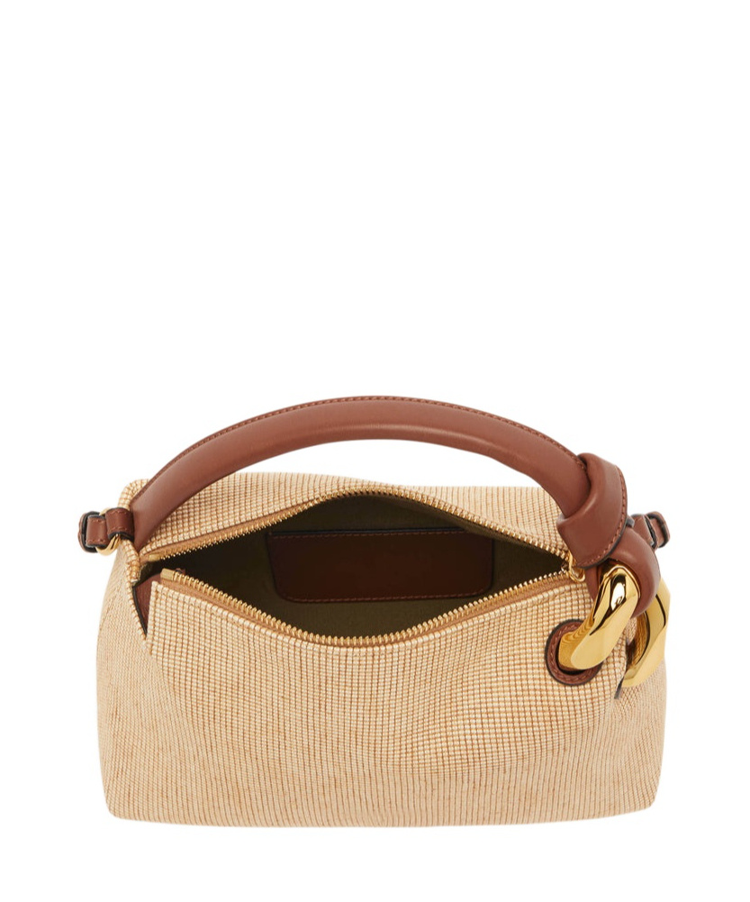 Jw Anderson Small Jwa Corner Bag In Nude