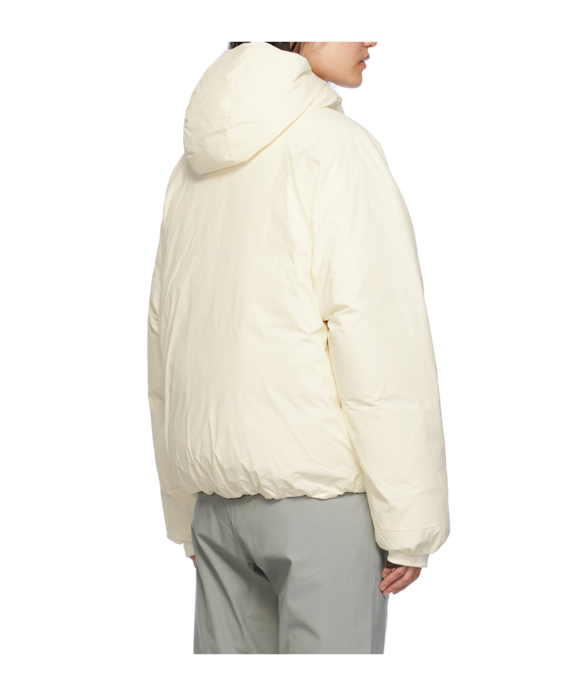 Post Archive Faction (paf) Zipper Down Jacket In White