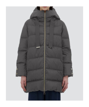 Herno A-shape Jacket In Satin In Black