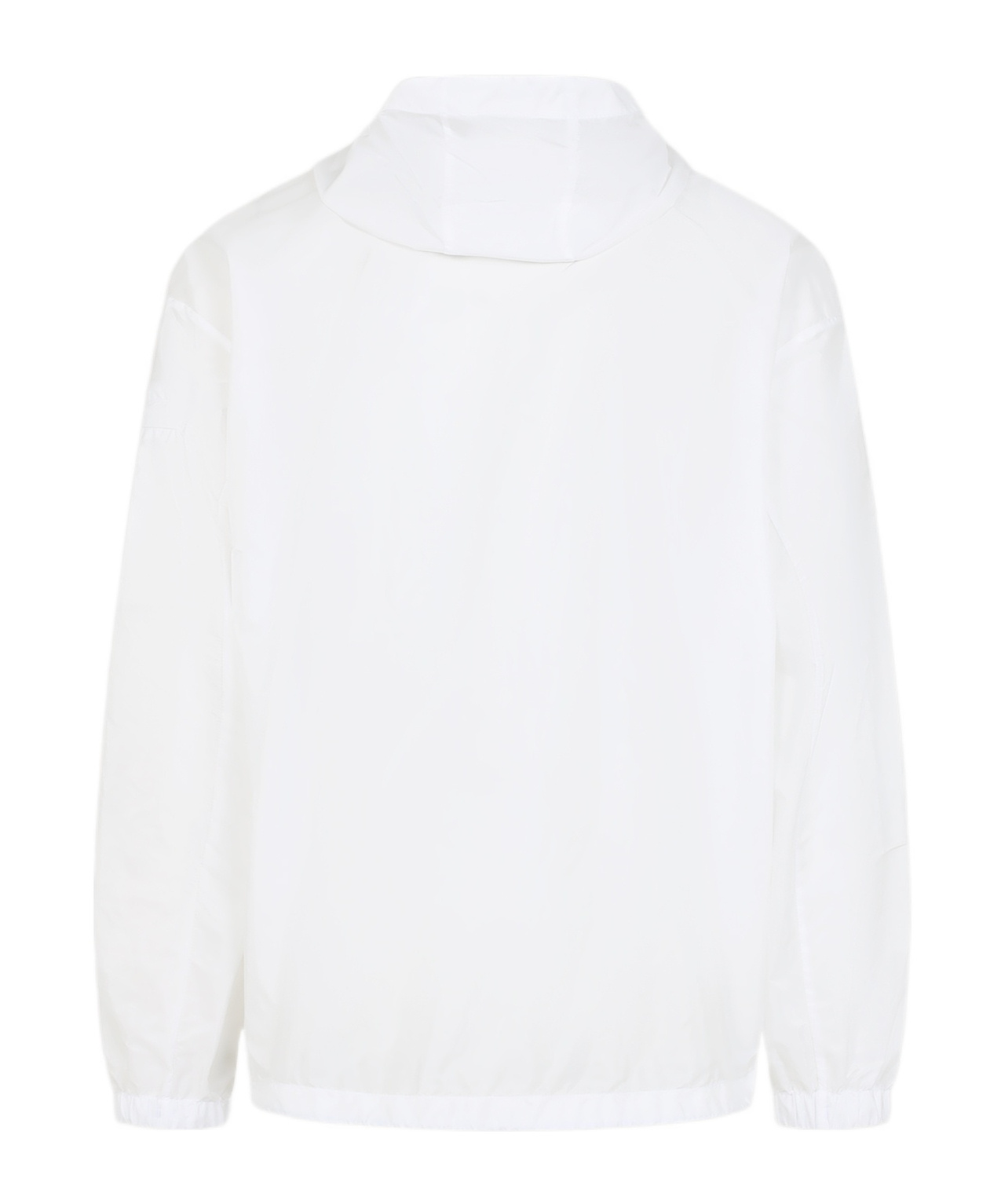 Prada White Lightweight Polyamide Jacket With Hood In White