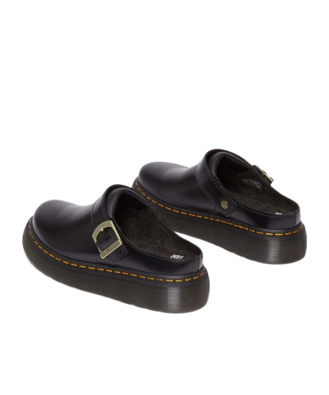 Dr. Martens' Jorge Ii Leather Mules In Black