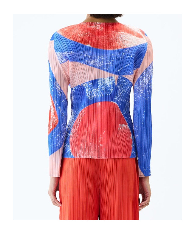 Shop Issey Miyake Backlight Top In Multicolor