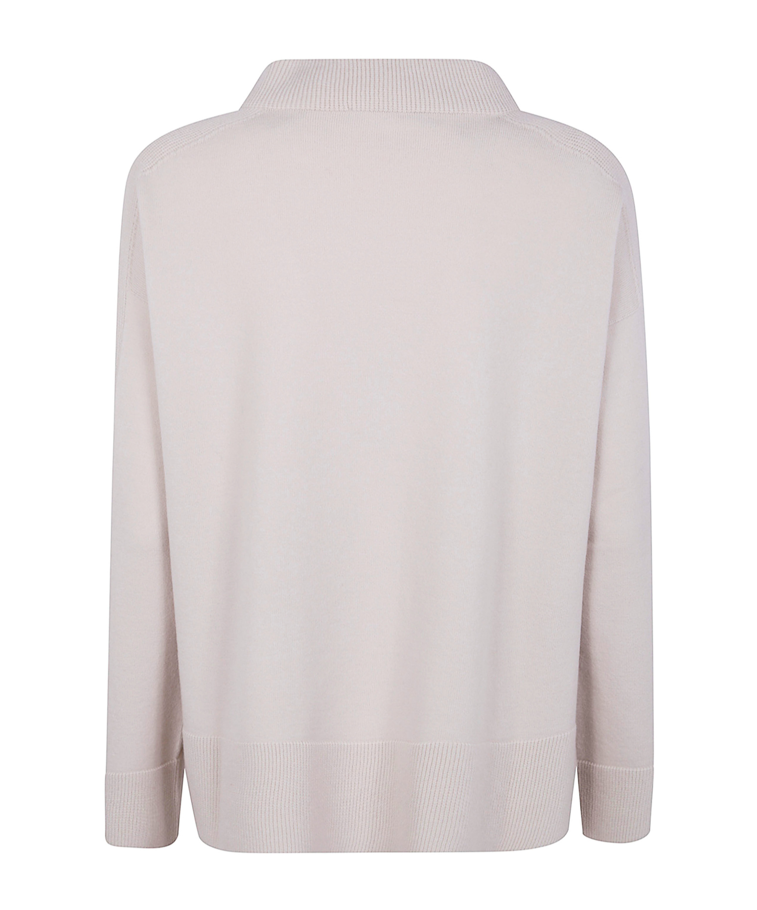 D Exterior Turtleneck Wool Sweater In Gray