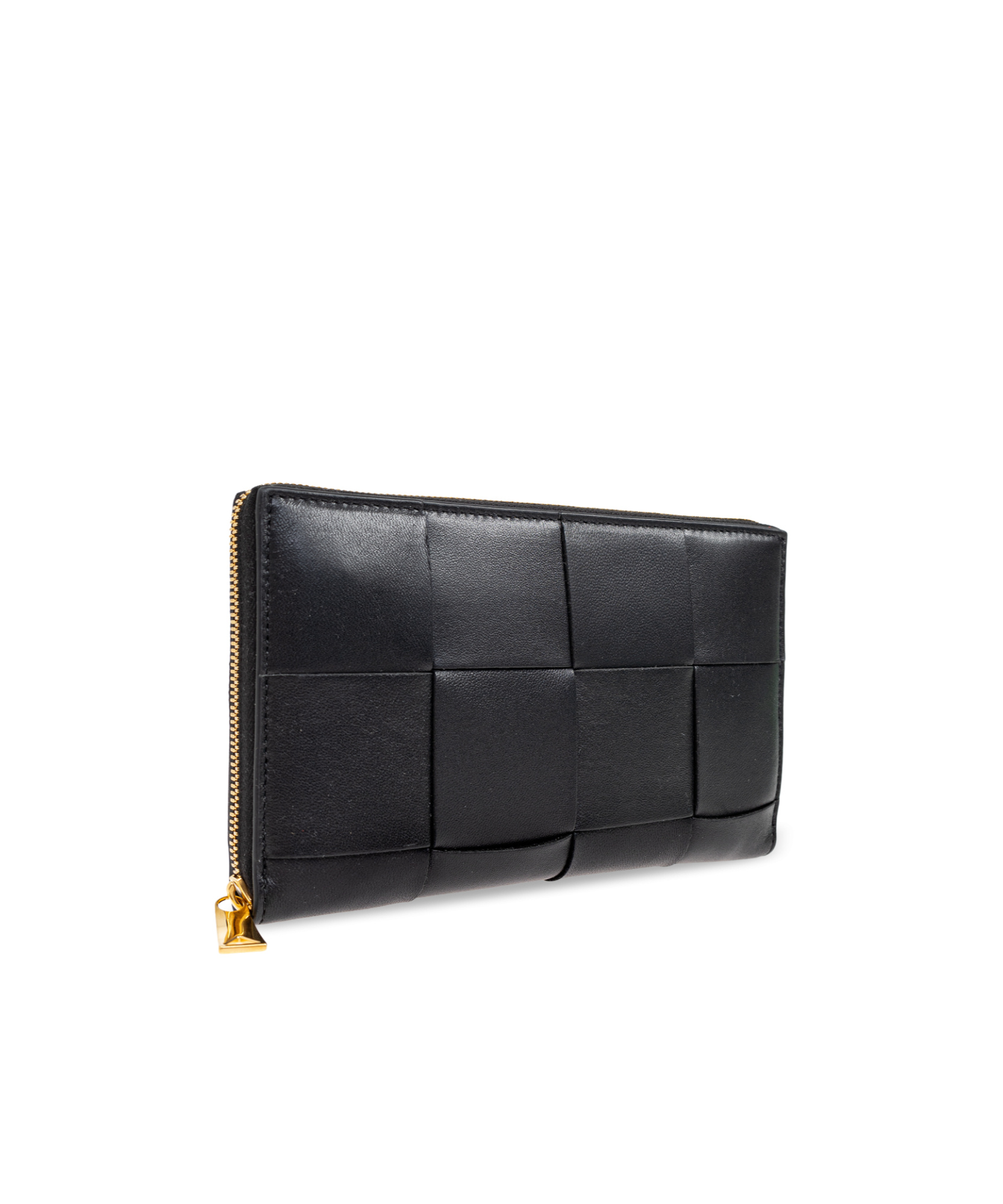 Bottega Veneta Weaving Wallet In Black