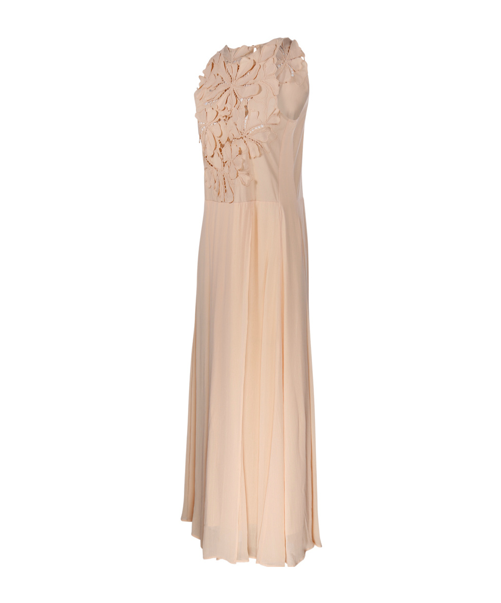 Shop Forte Forte Sleeveless Dress In Cipria