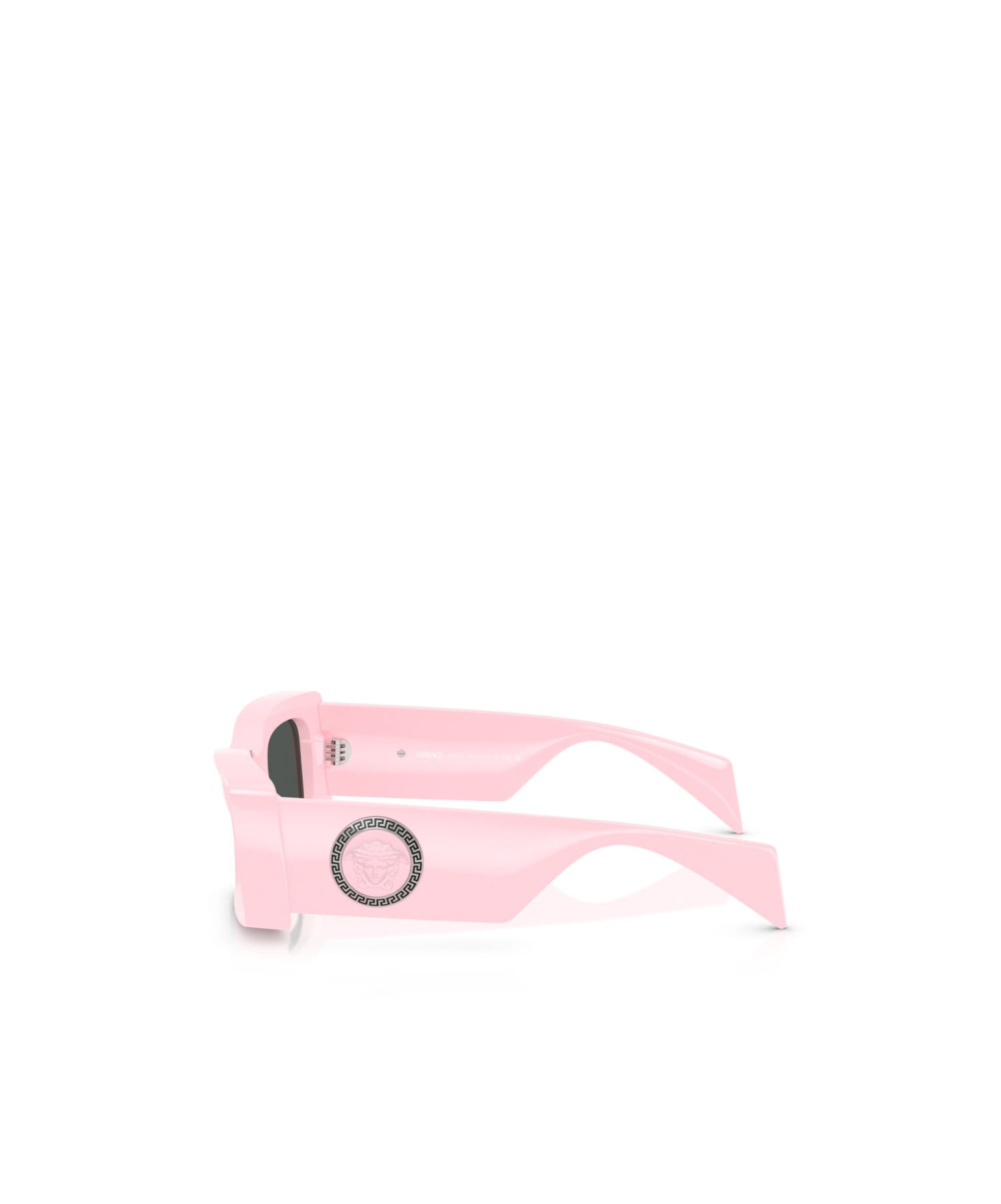 Versace Medusa-plaque Rectangular-frame Sunglasses In Pink
