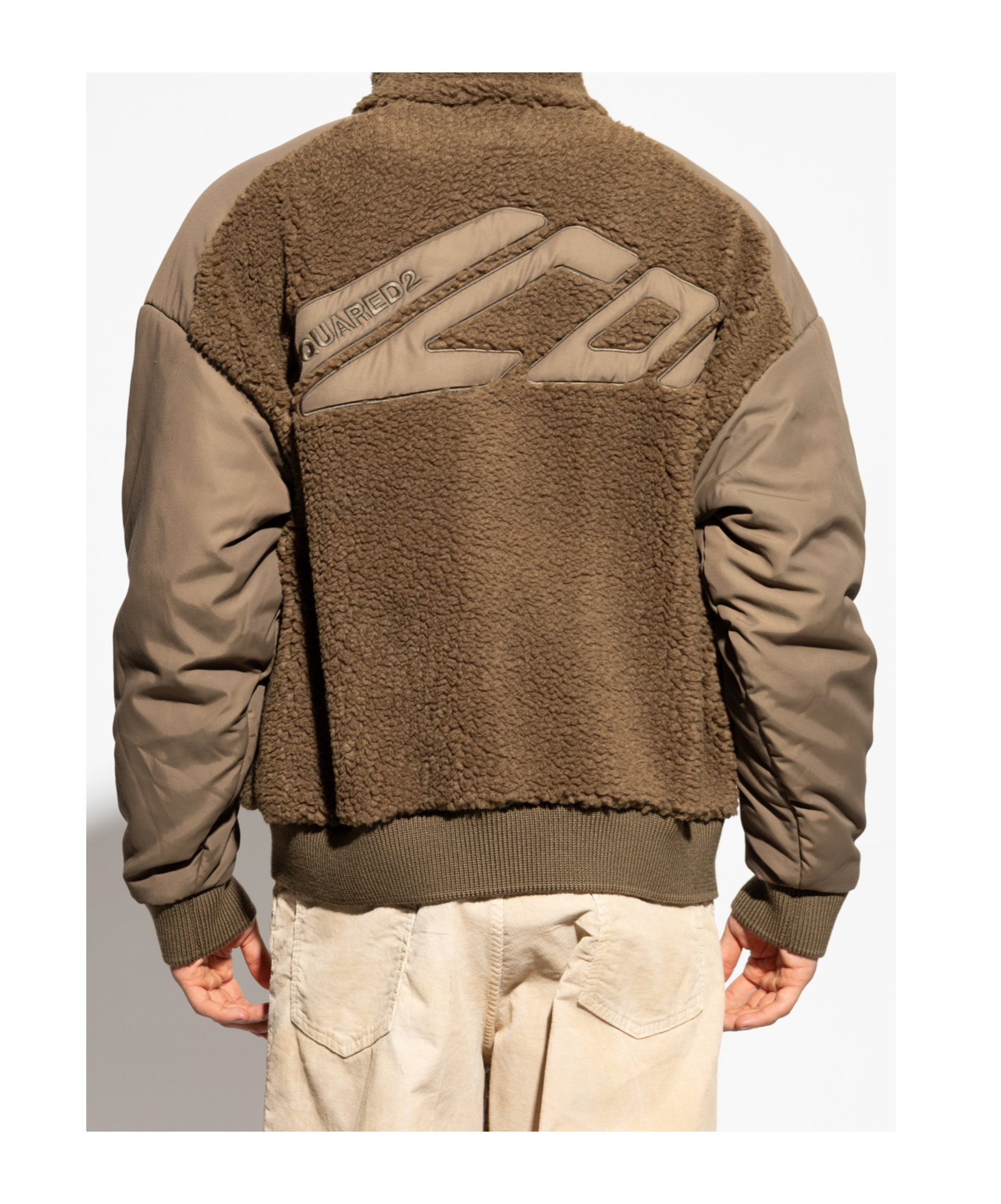 Dsquared2 Long Sleeve Casual Jacket In Brown