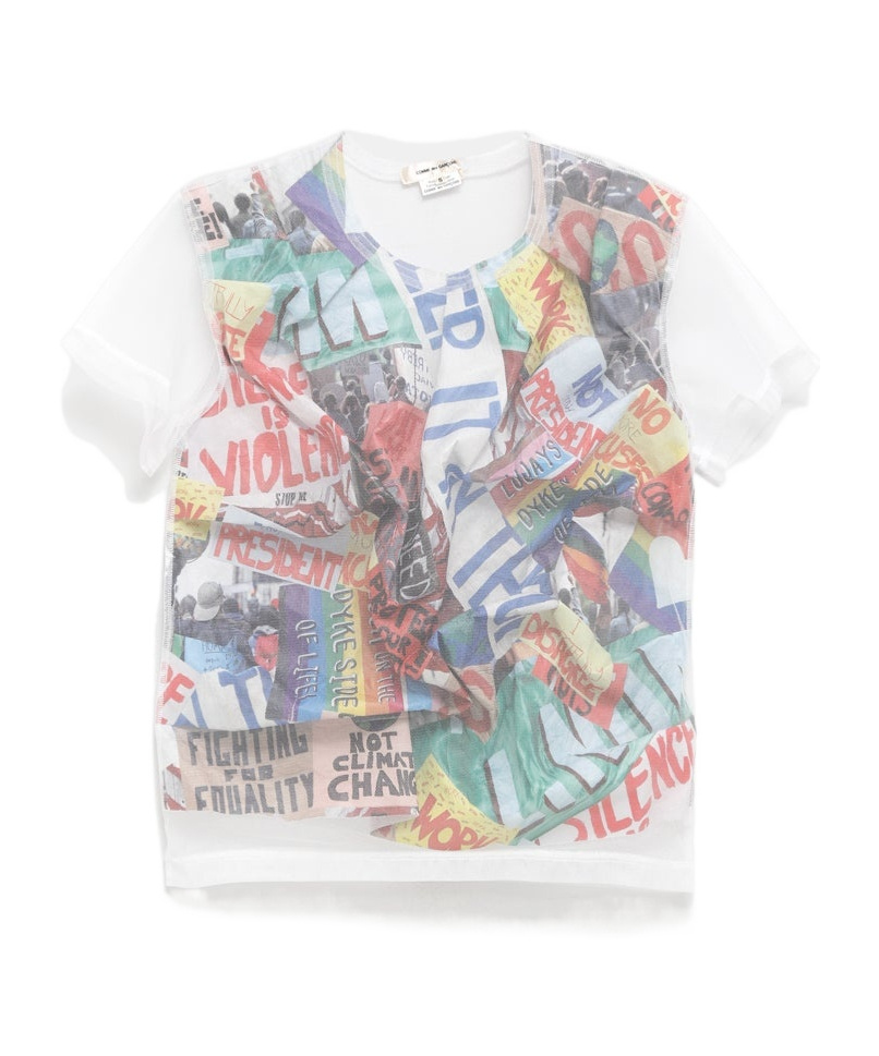 COMME DES GARÇONS GRAPHIC-PRINT T-SHIRT