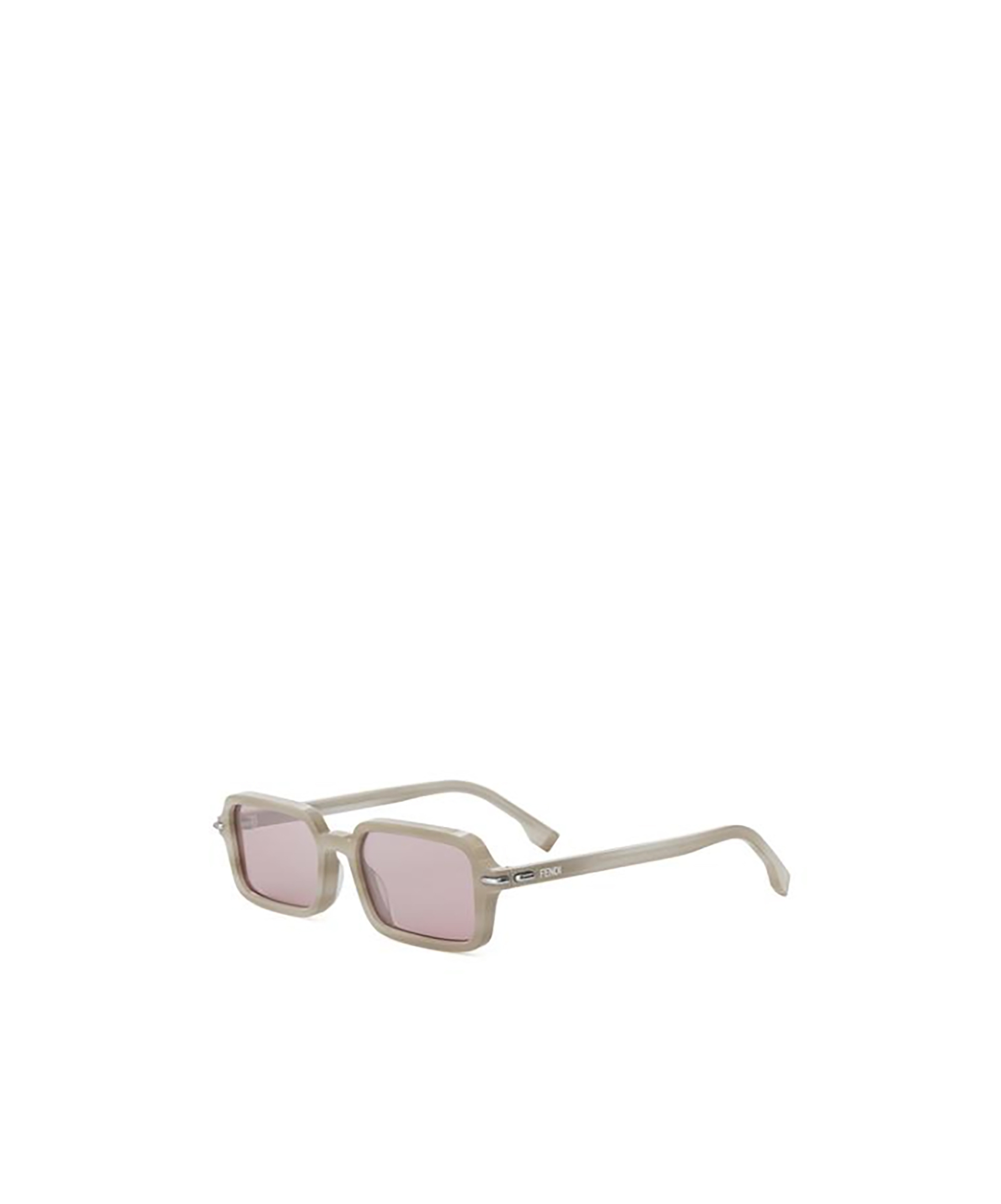 Fendi Selleria Acetate Rectangular Sunglasses