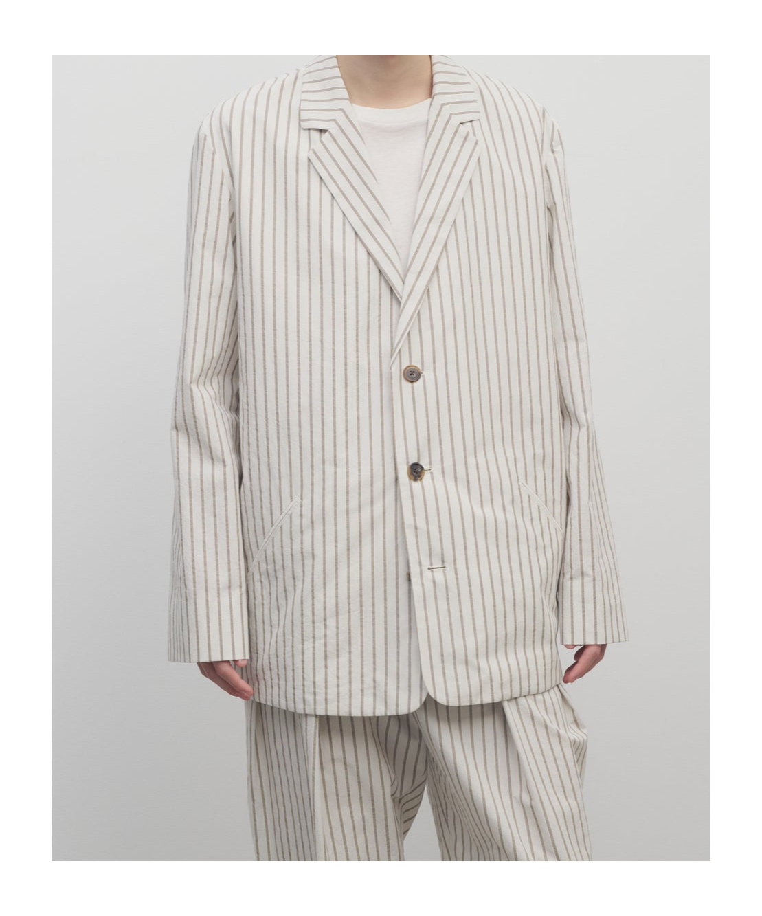 The Row Albert Cotton Jacket In Neutral