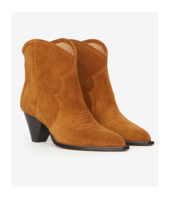 Isabel Marant Darizo 60mm Suede Boots In Brown