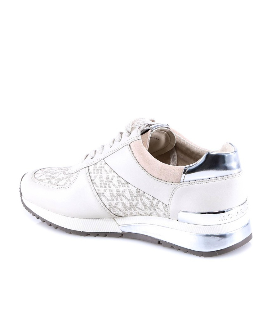 Michael Michael Kors Contrast Panel Sneakers In White