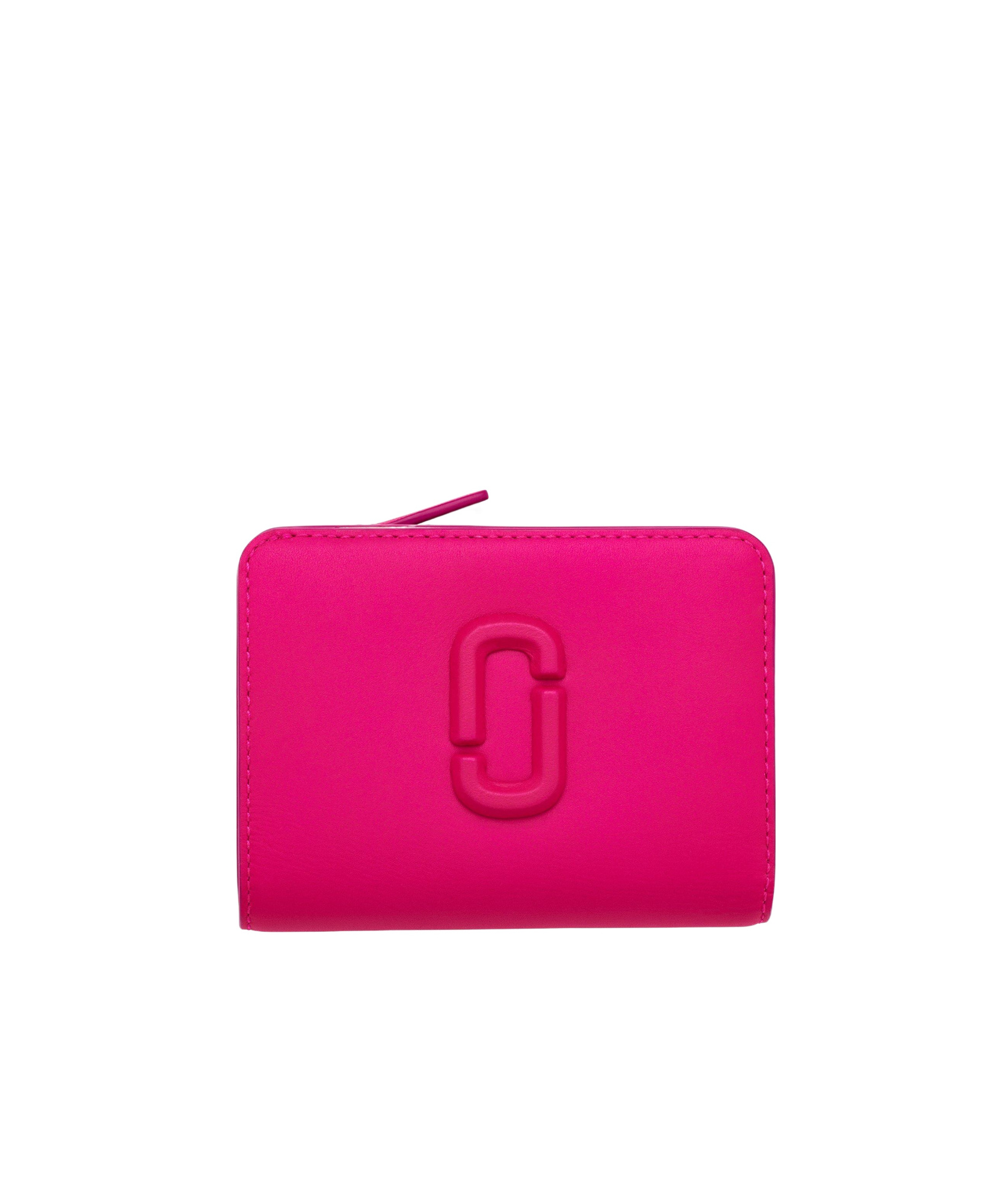 Marc Jacobs The J Leather Wallet In Pink