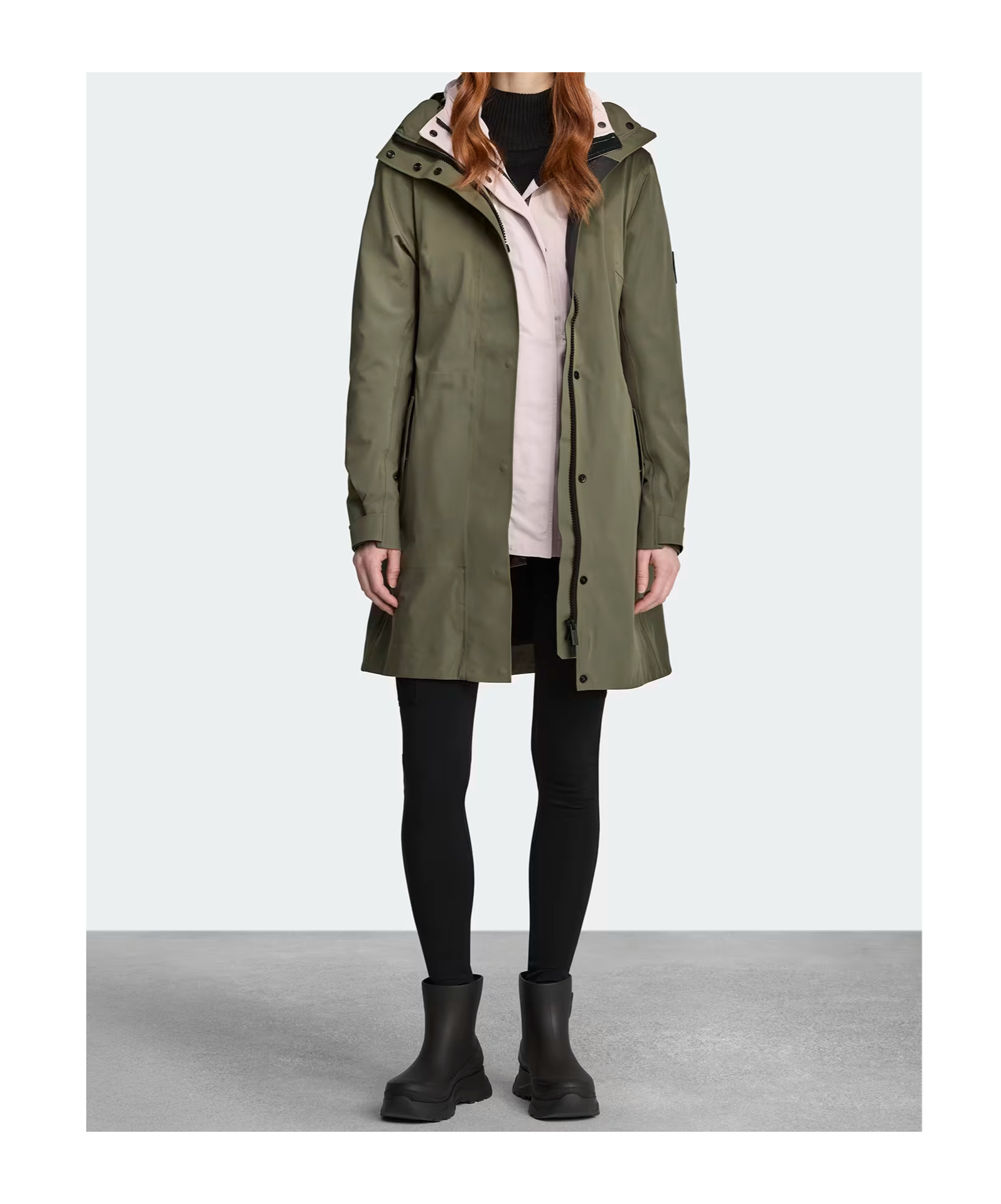 CANADA GOOSE CARDERO RAIN JACKET BLACK LABEL