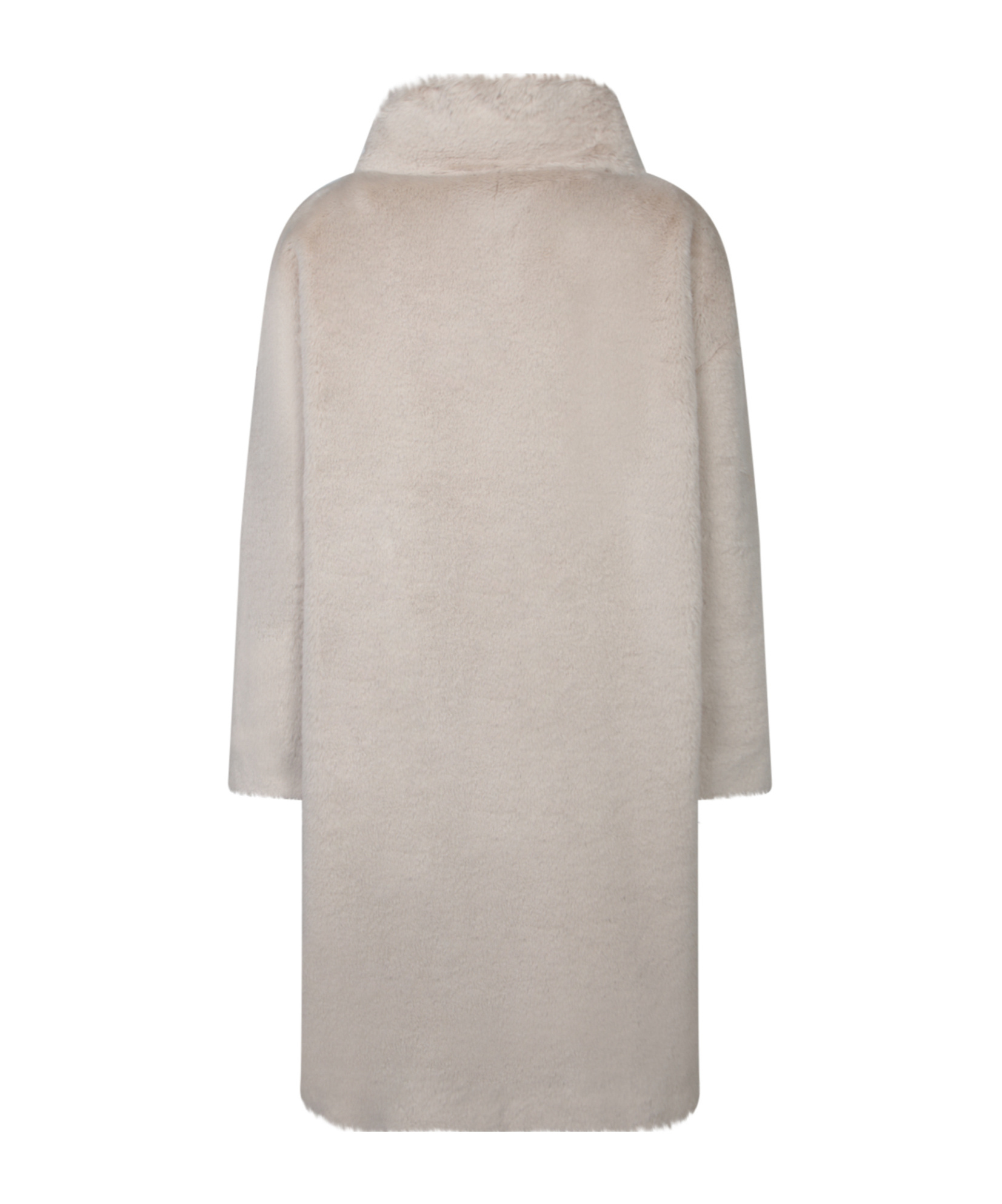 Herno Funnel-neck Coat In Gray