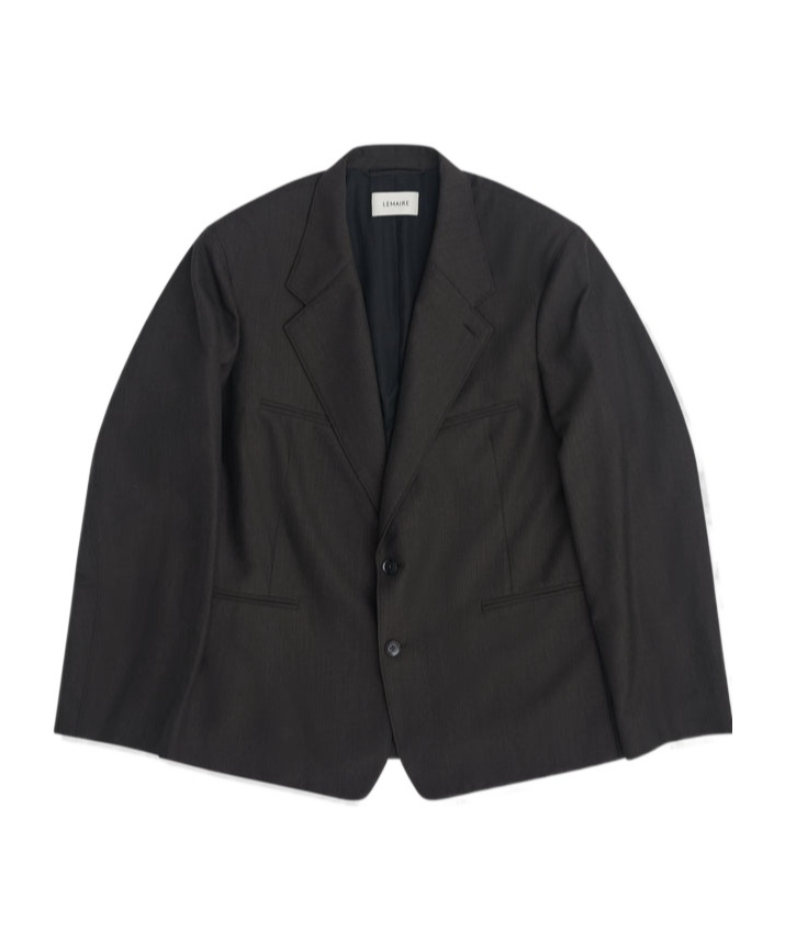 Lemaire Tailored Sb Jacket In Black