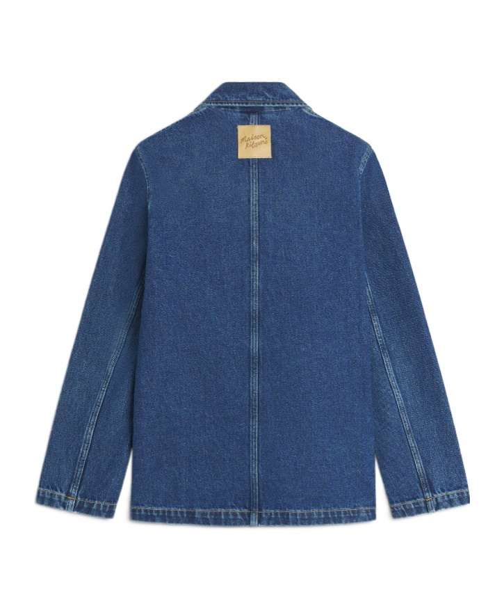 Maison Kitsuné Tailored Denim Jacket In Blue