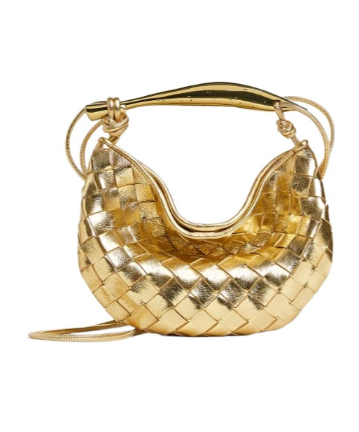 Bottega Veneta Mini Sardine Leather Crossbody Bag In Nude