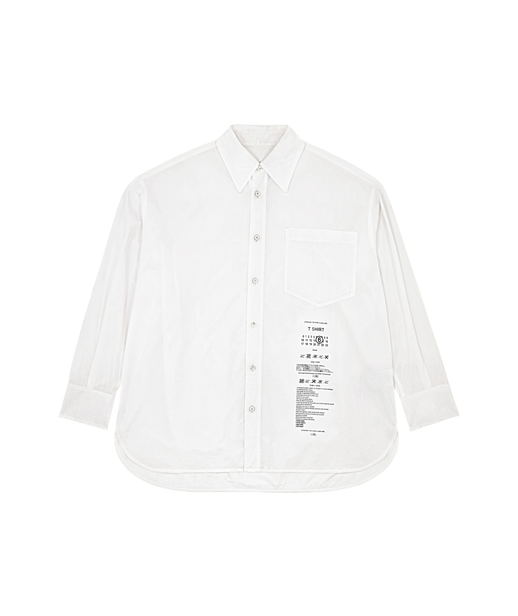 MM6 MAISON MARGIELA COTTON POPLIN SHIRT