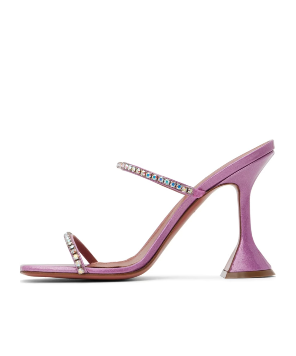 AMINA MUADDI GILDA HIGH-HEELED SANDALS 